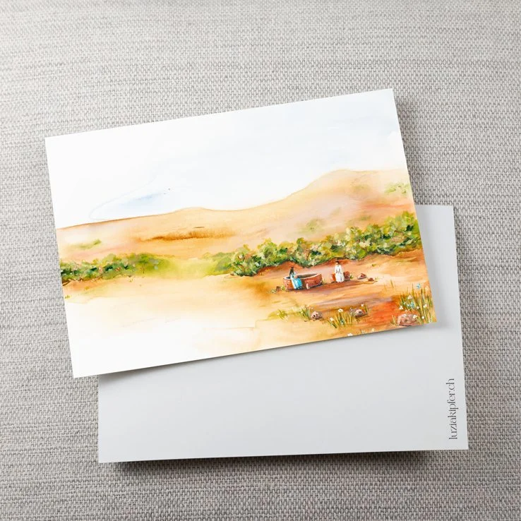 „Quelle“ Postkarte