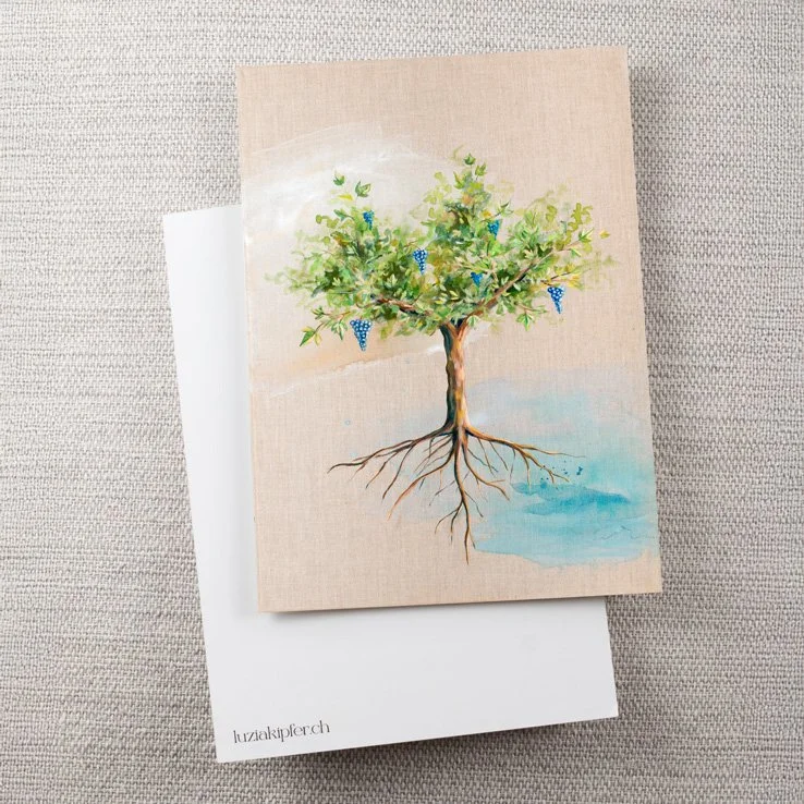 „abide in me“ Postkarte