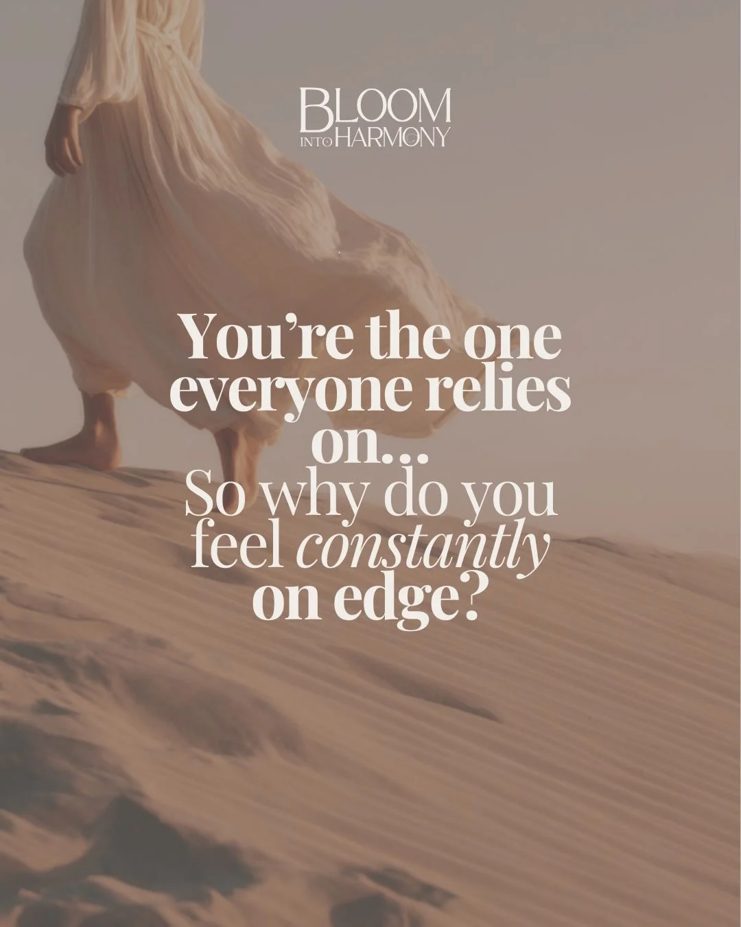 From the outside, it probably looks like you've got it all together.

You're the one people rely on - the one who keeps everything moving, remembers the details, carries the mental load and somehow always finds a way.

But somewhere along the way, yo