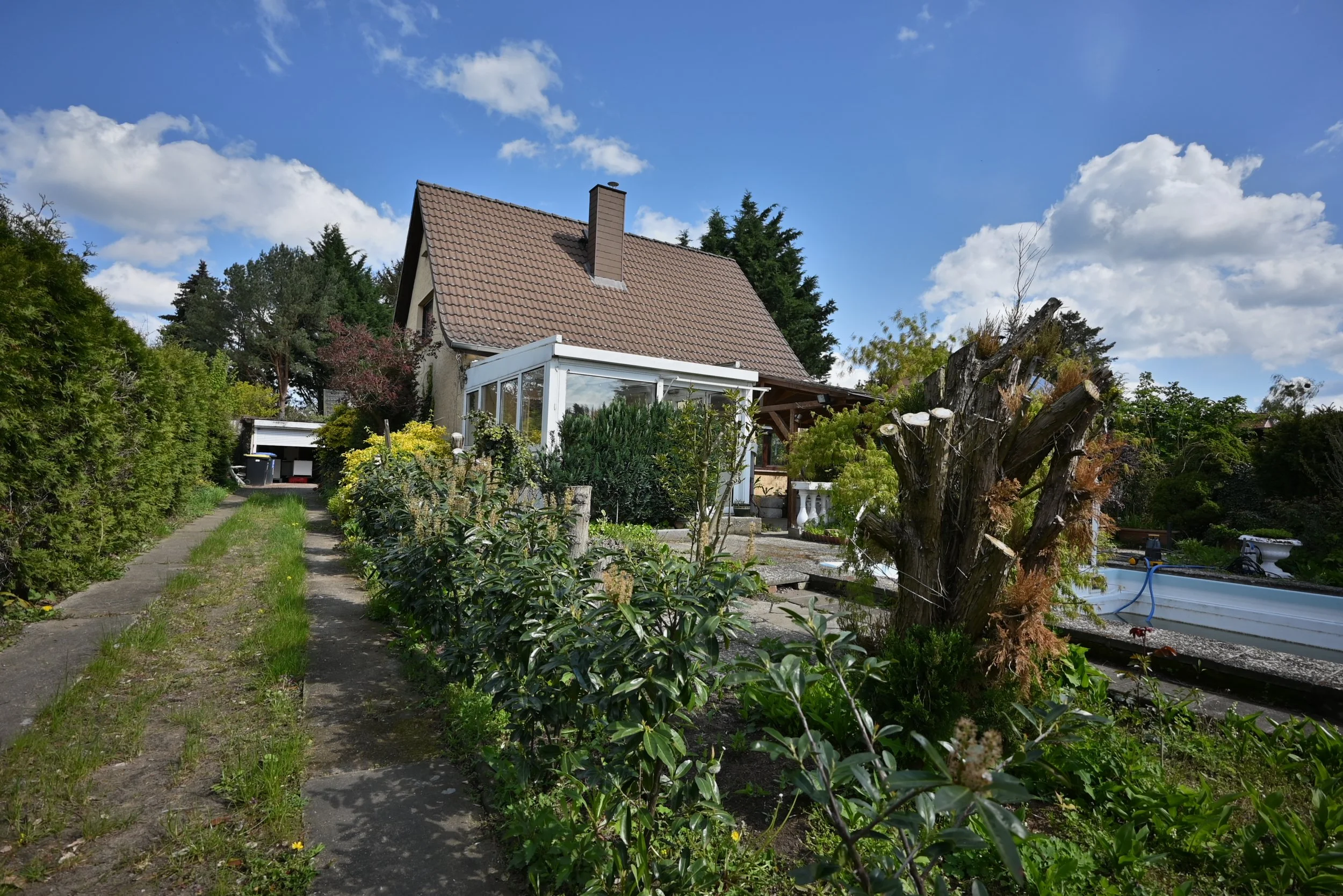 Außenbereich vor der Renovierung