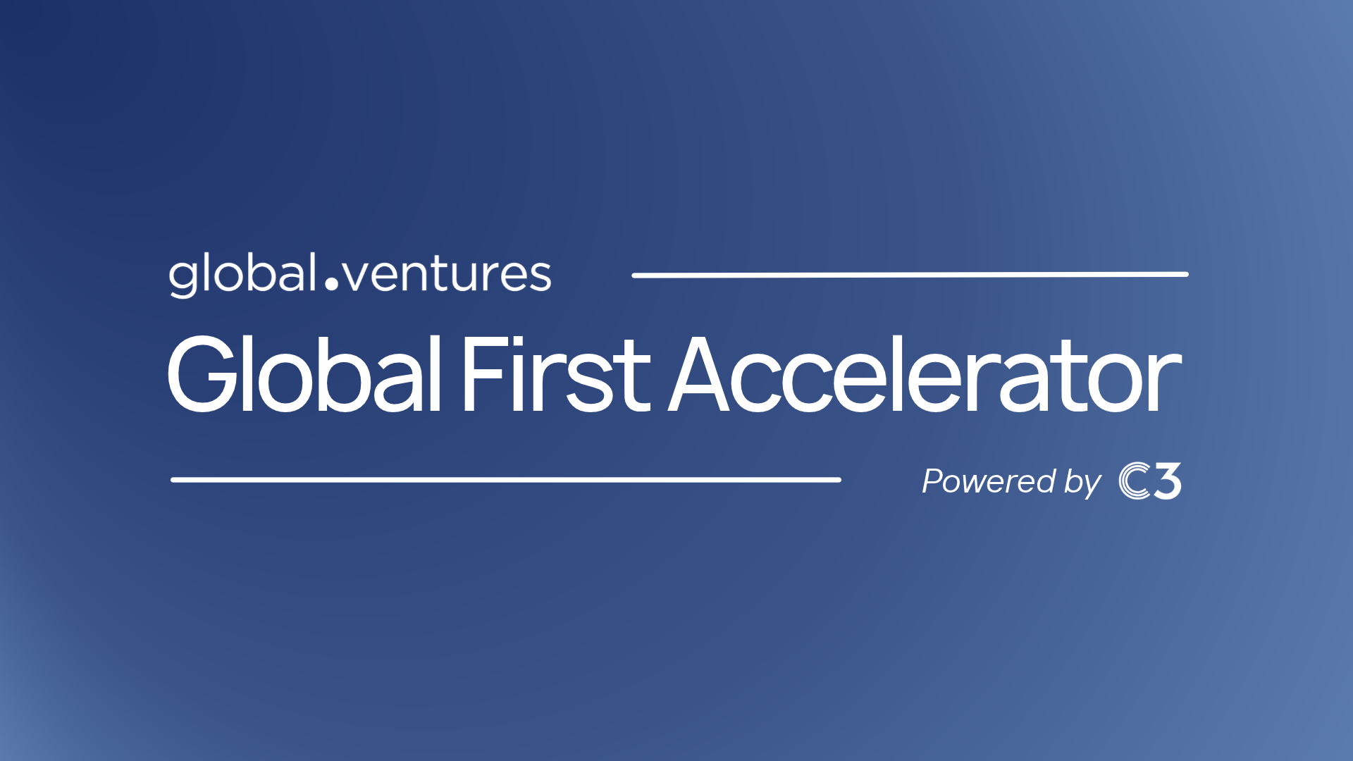 Global-First Accelerator by Global Ventures