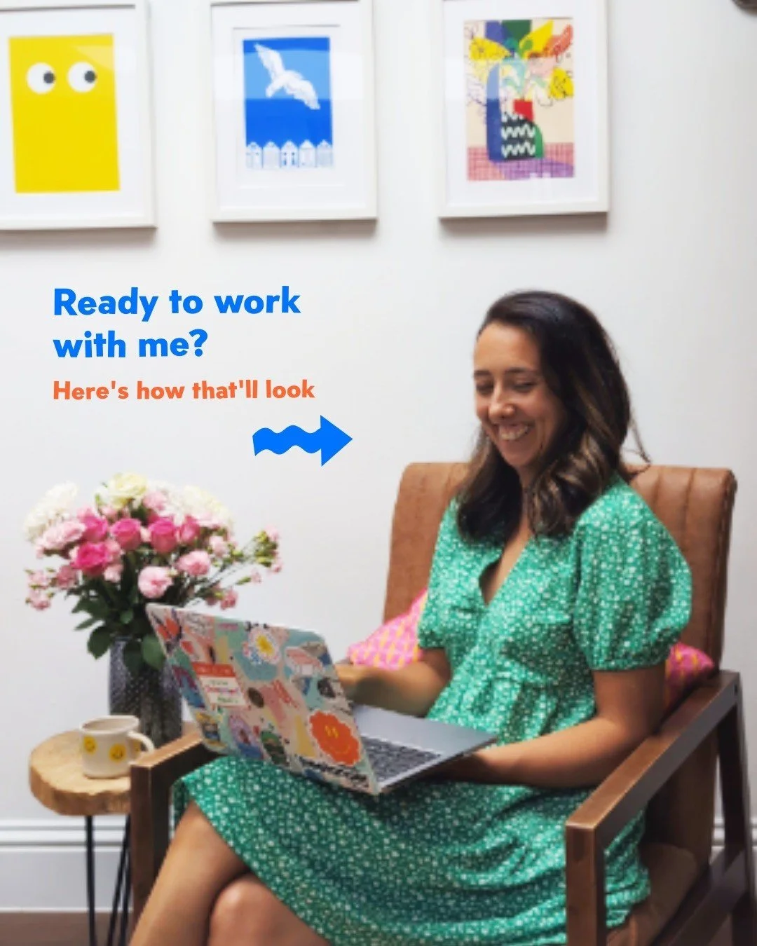 Ready to work with me on your web project? I've got a process for that! (because of course I do 😆)

1️⃣ Head to my website - where all good processes should start!

2️⃣ Book a discovery call, which will go directly into both of our calendars

3️⃣ We