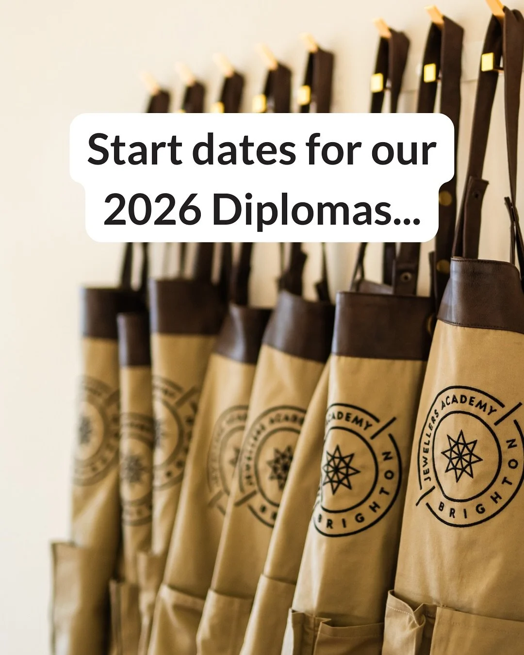 Hey jewellers 💖

Ready to plan your jewellery journey for 2026? We&rsquo;ve just released all the start dates for our Brighton Diplomas 💎

🌟 Diploma in Silver Jewellery (1 year, part-time - 1 day a week over 3 terms)
⚡ Intensive Diploma in Silver 