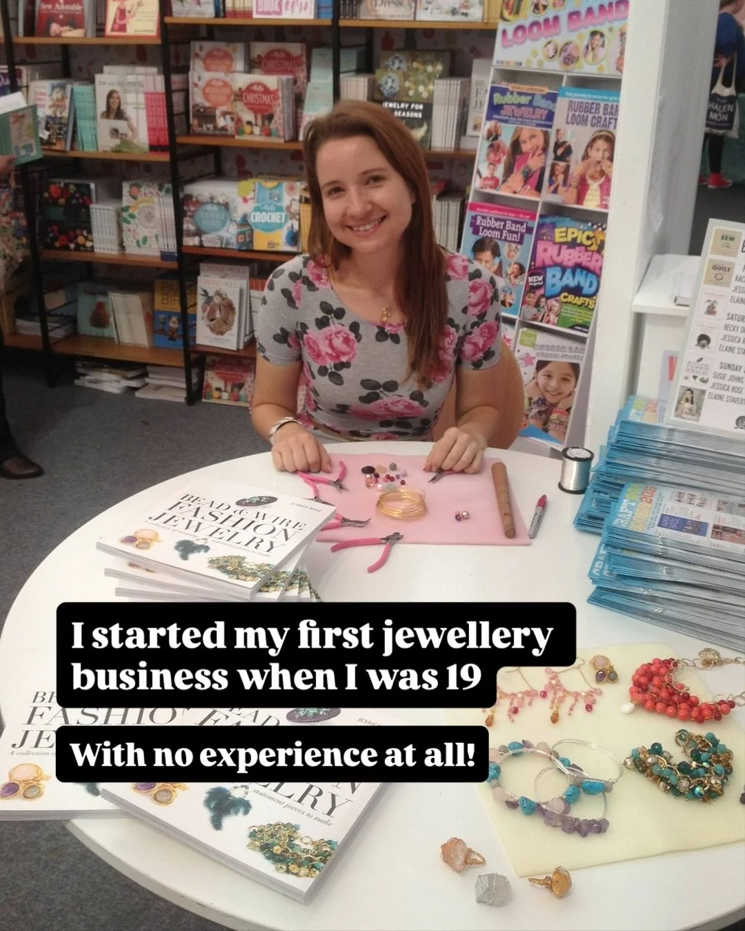When I started making jewellery at 19, I had no idea where it would lead.
It took years (and plenty of wrong turns!) to build a business that really worked &mdash; one that&rsquo;s now helped over a million people start making jewellery of their own.