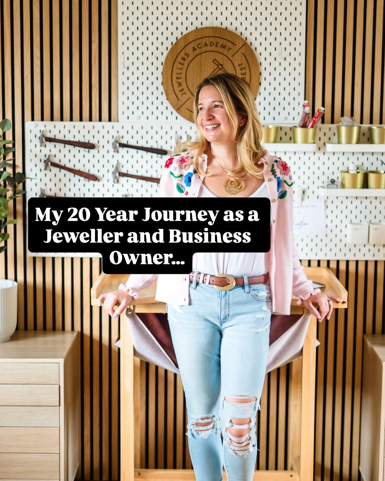 Hey jewellers 💎

Over the past 20 years, my journey has taken me from a beginners beading class to running jewellery schools, training over a million people, and now opening Jewellers Academy Brighton. It&rsquo;s been full of creativity, mistakes, l