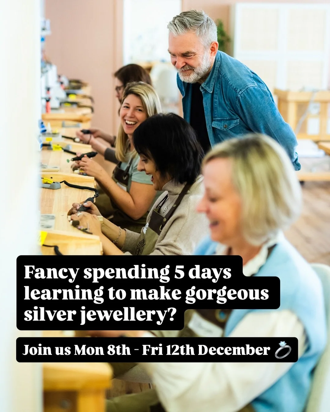 Hey lovelies 💕

If you&rsquo;ve been wanting some proper time to slow down and really get stuck into learning how to make jewellery, our 5-day Silver Jewellery Intensive is such a gorgeous way to spend a week. And it&rsquo;s coming up very soon &mda