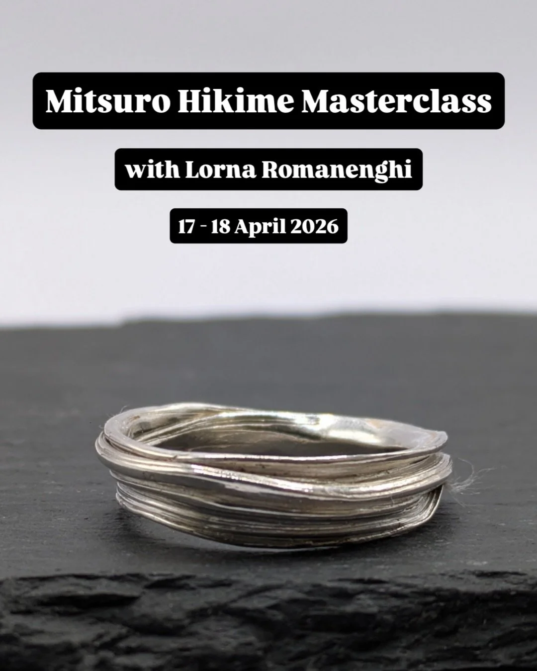 Hey jewellers ✨

We&rsquo;ve just added something really special to the schedule next year, and I&rsquo;m so excited to share it! The awesome and very lovely Lorna Romanenghi (@lornaromanenghijewellery) is coming over from her studio in rural Italy t