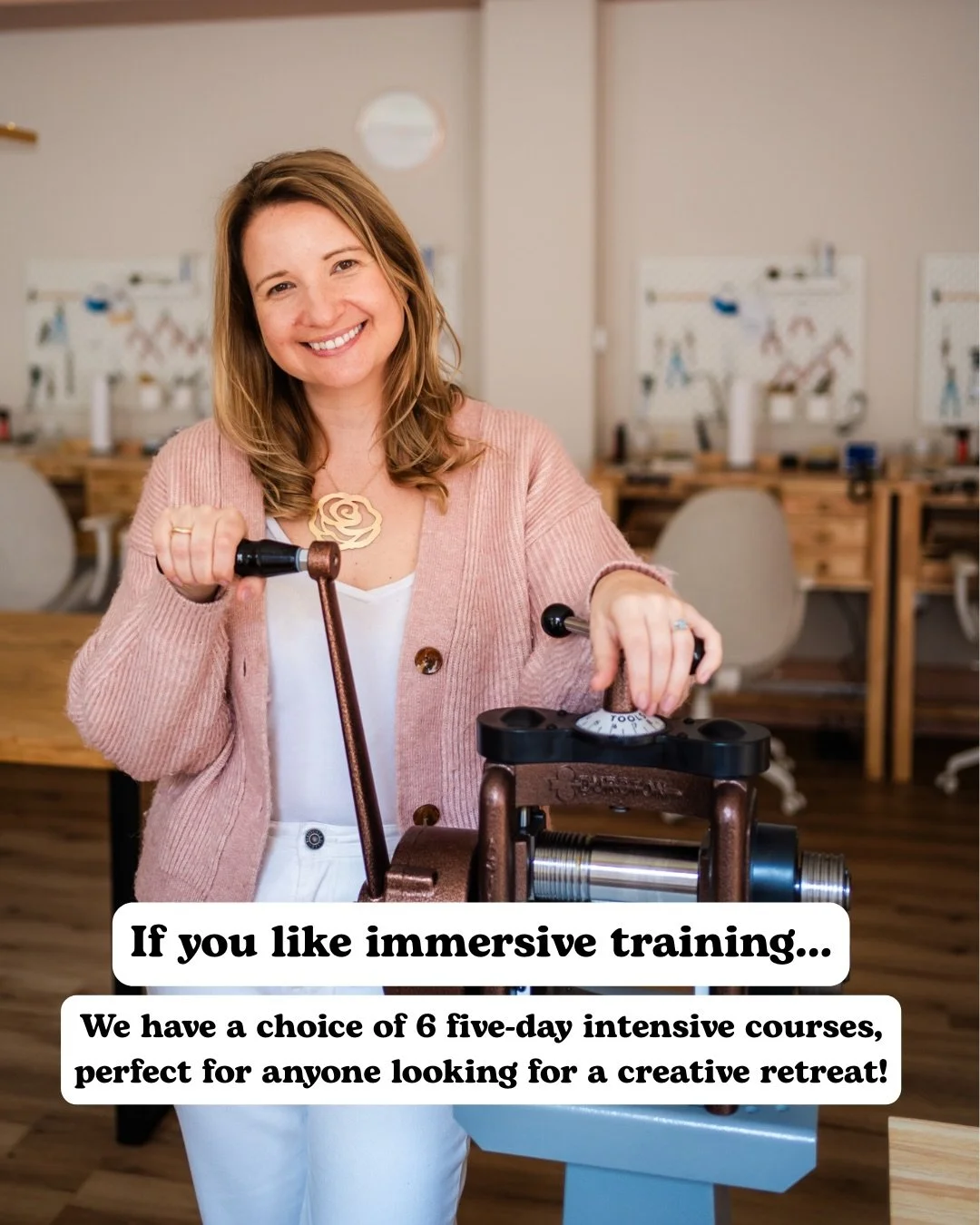 Hey jewellers ✨

Life can feel very full with work and family, can&rsquo;t it? That&rsquo;s exactly why I love intensive training so much 💛

There&rsquo;s something really special about stepping away for a few days and treating it like a proper crea