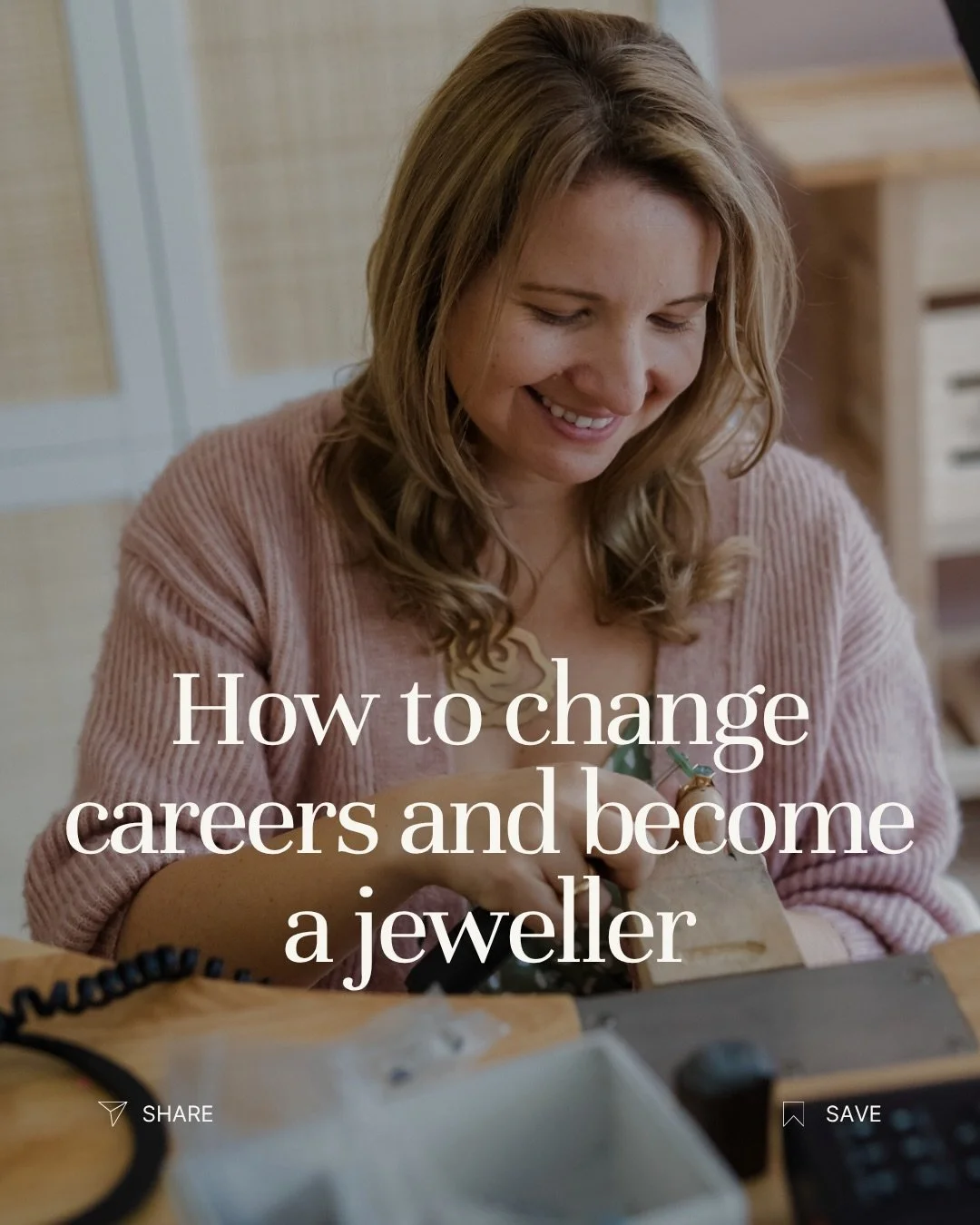 If you&rsquo;ve been thinking about changing careers and becoming a jeweller&hellip; I really think you should explore it ✨

It&rsquo;s completely normal to have doubts before making a big change. We often hear things like:

&ldquo;I&rsquo;m not crea