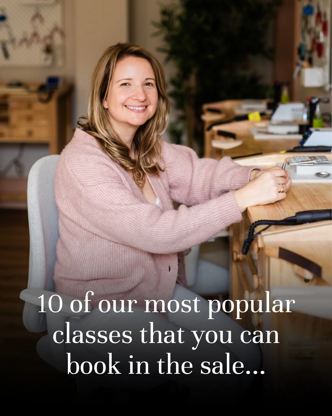 Hey jewellers ✨💍

Our BIG jewellery class sale is here 🥳

Book before 1st June and save 20% with code MAY20 💫

Your class can happen later in the year&hellip; you just need to secure your booking before 1st June ⏳

Swipe through to see 10 of our m
