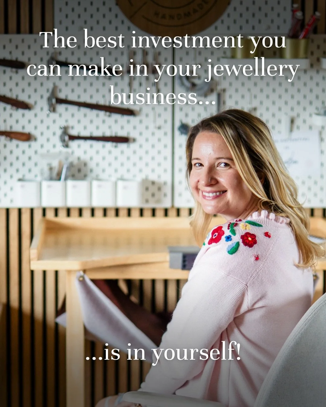 Hey jewellers 💍

Over the years, I&rsquo;ve invested in all sorts of things to grow my jewellery business.

🛠️ Tools

✨ Equipment

📣 Marketing

But if I look back honestly, the investment that&rsquo;s had the biggest impact has always been my skil