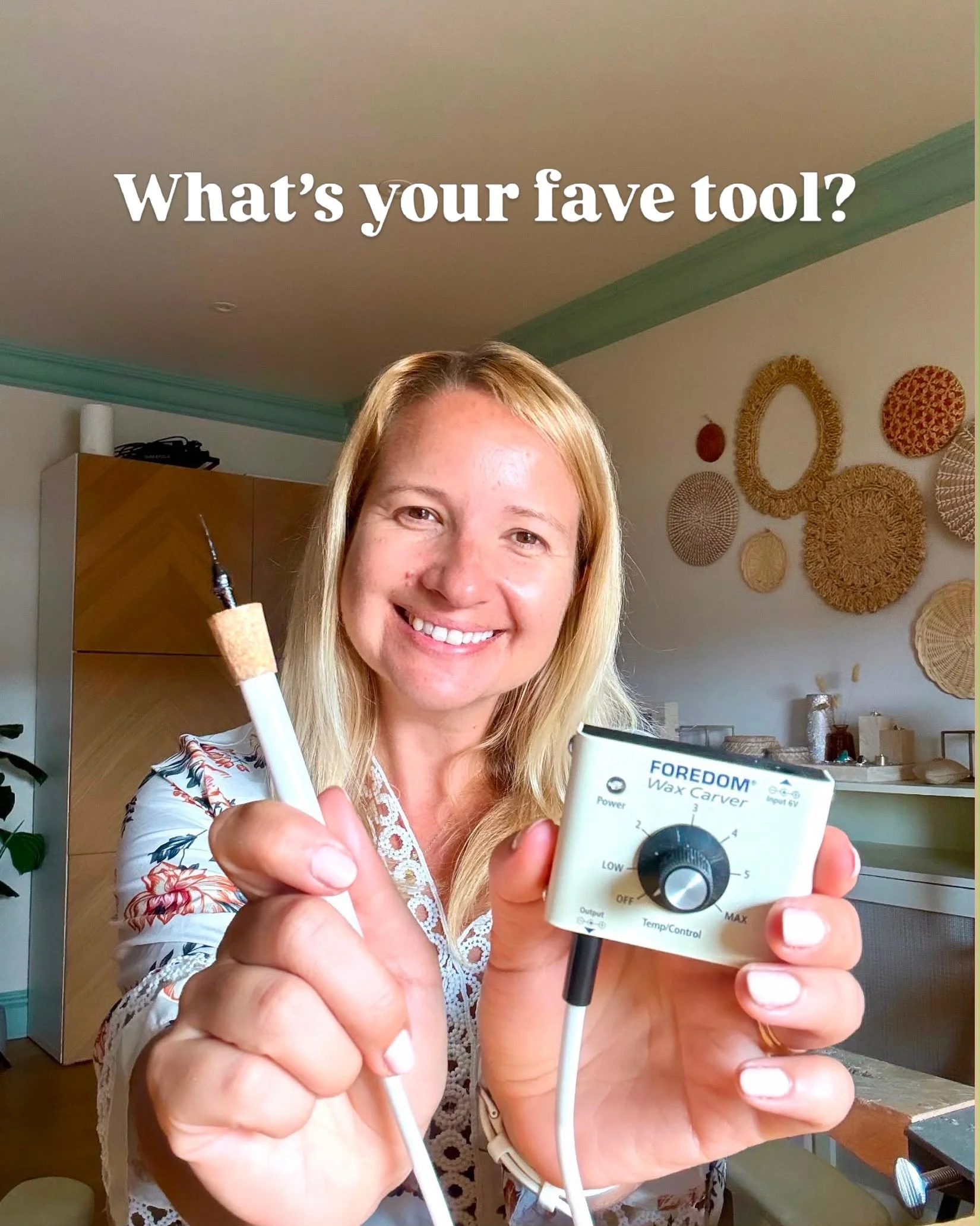 🛠️ What&rsquo;s your favourite jewellery-making tool right now?

At the moment, mine has to be my Foredom electric wax carver. I bought it earlier this year, and it&rsquo;s quickly become one of my favourite tools on the bench 💗

I love using it fo