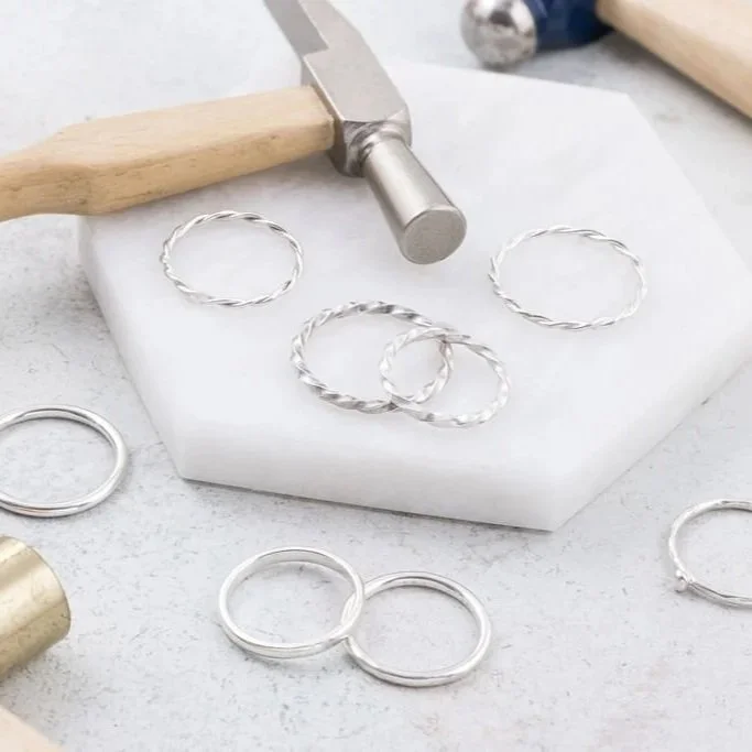 Silver Stacking Rings - Taster Class