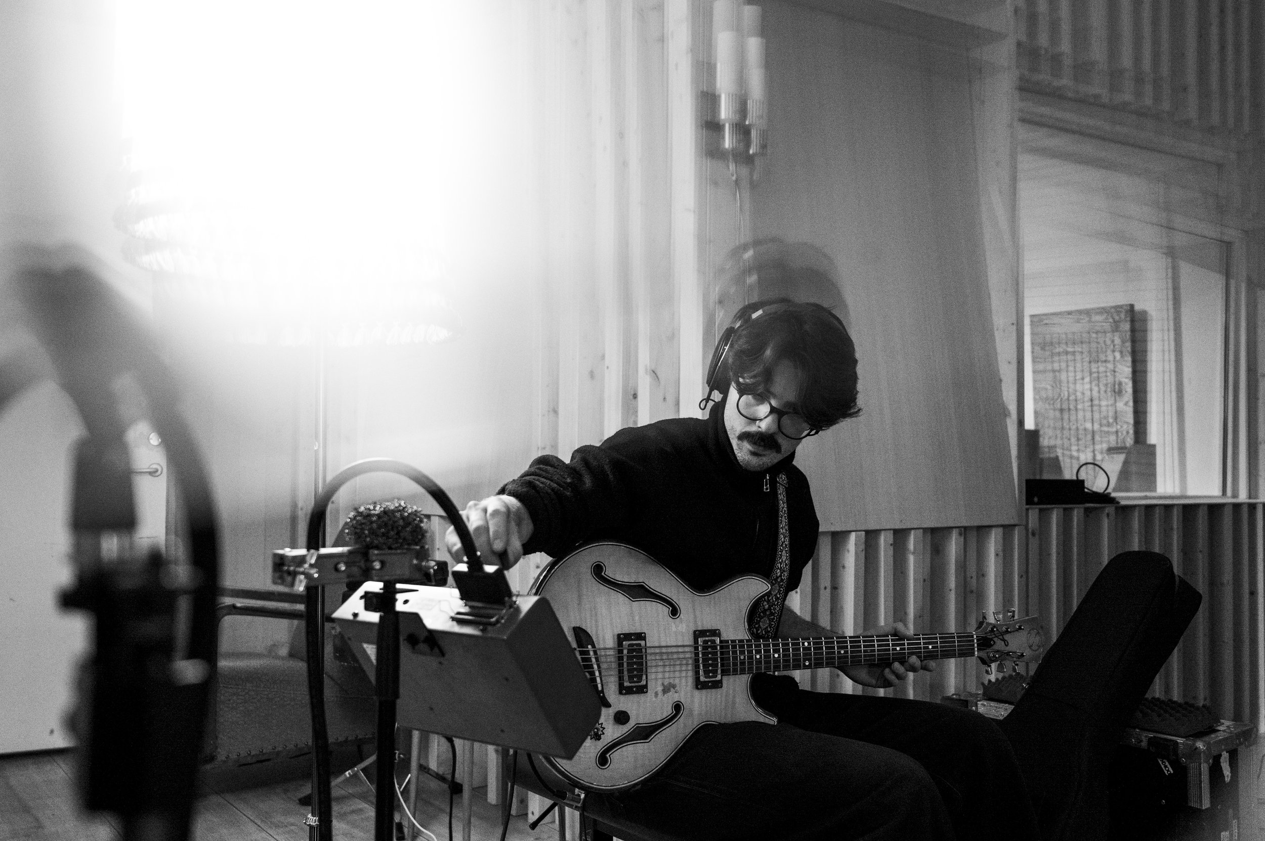 In studio