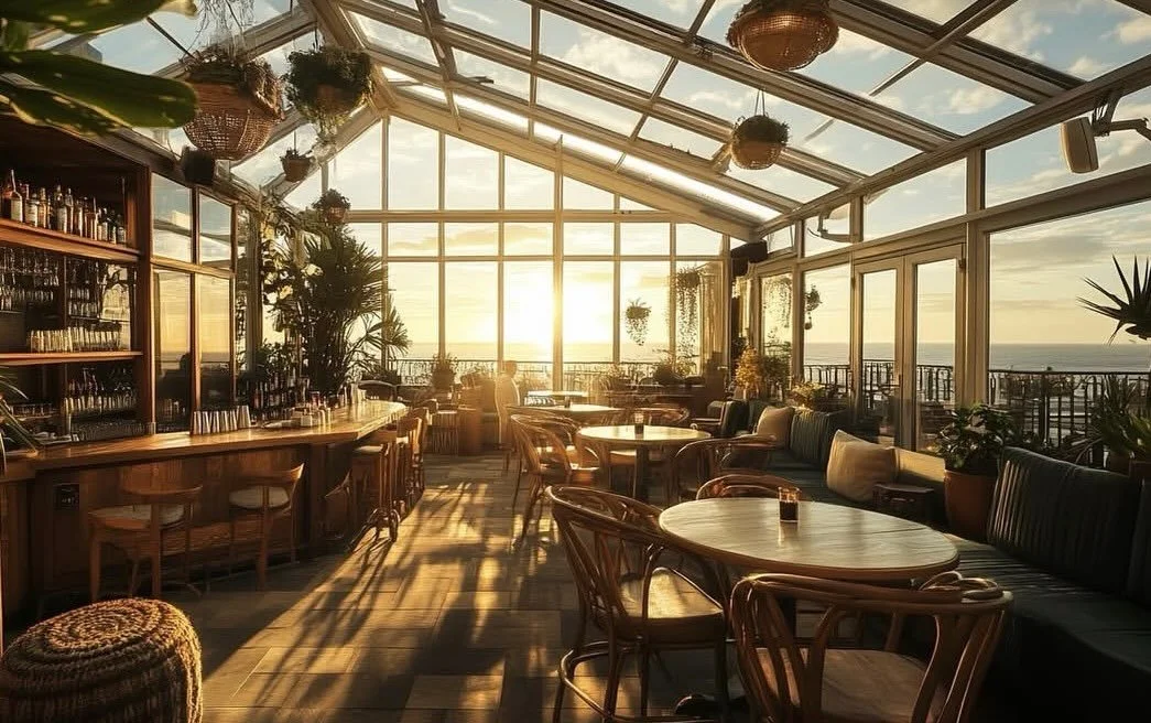 In case you missed it, this was one of the first render images we developed last year to show how we wanted our roof top restaurant and bar to feel&hellip;

The premise was inside out, natural, a viewing platform to the vast expanse&hellip; but with 