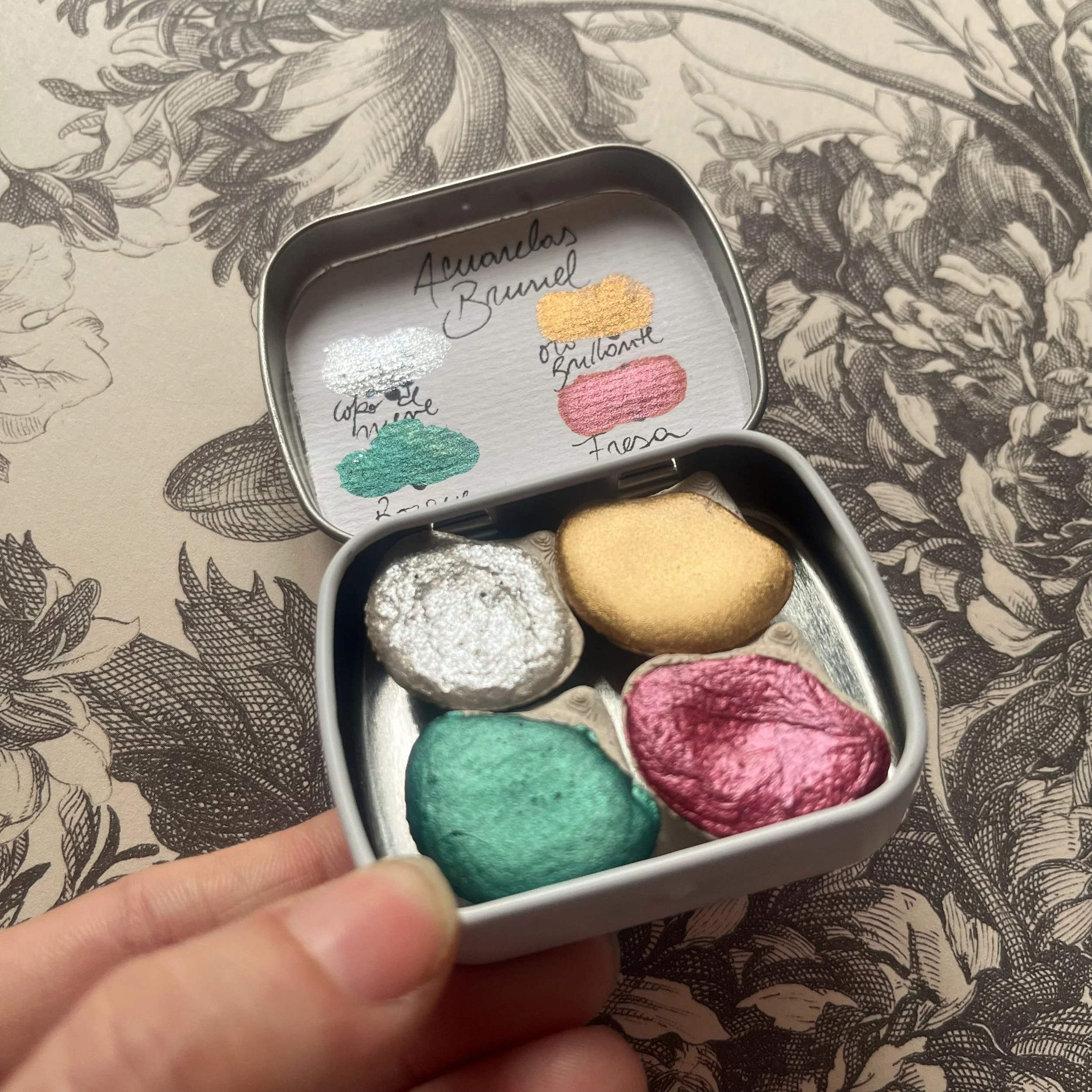 Paleta 4 metalizados festivos