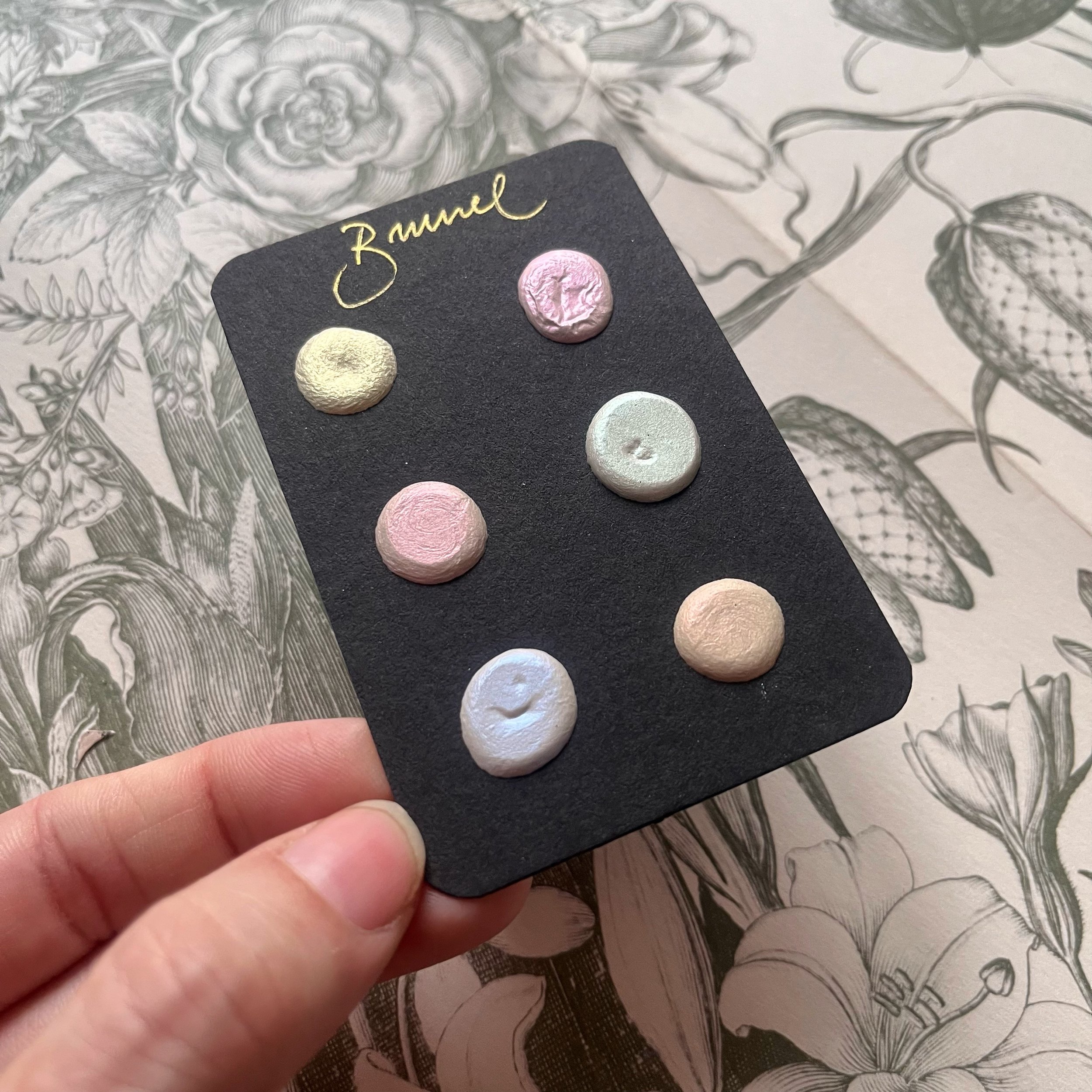 Dot card seis tornasolados