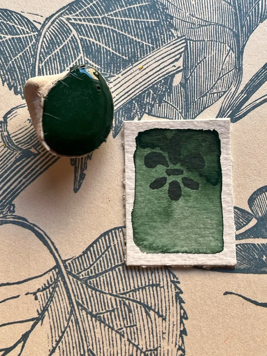 Pastilla individual Verde Cromo