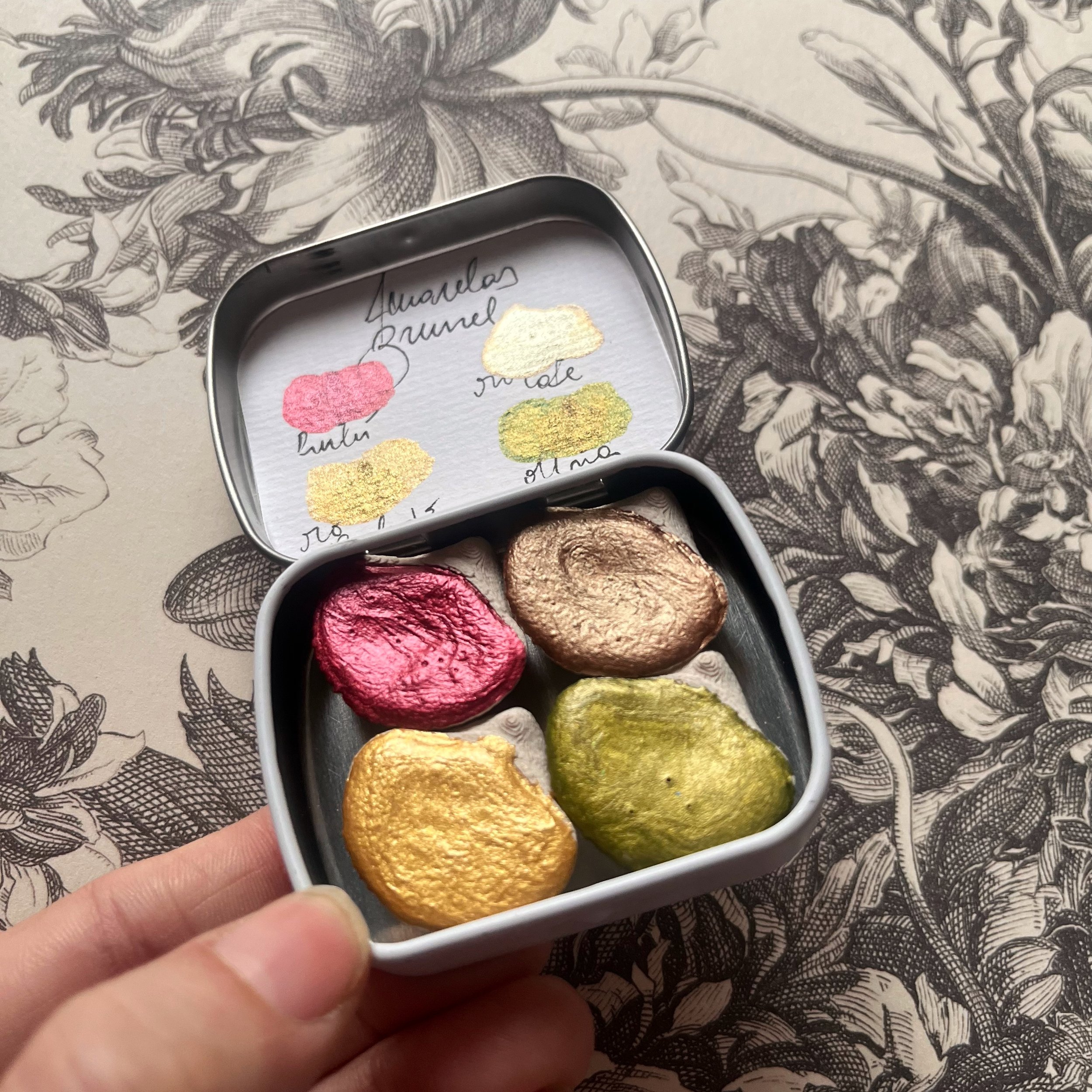 Paleta 4 metalizados festivos II