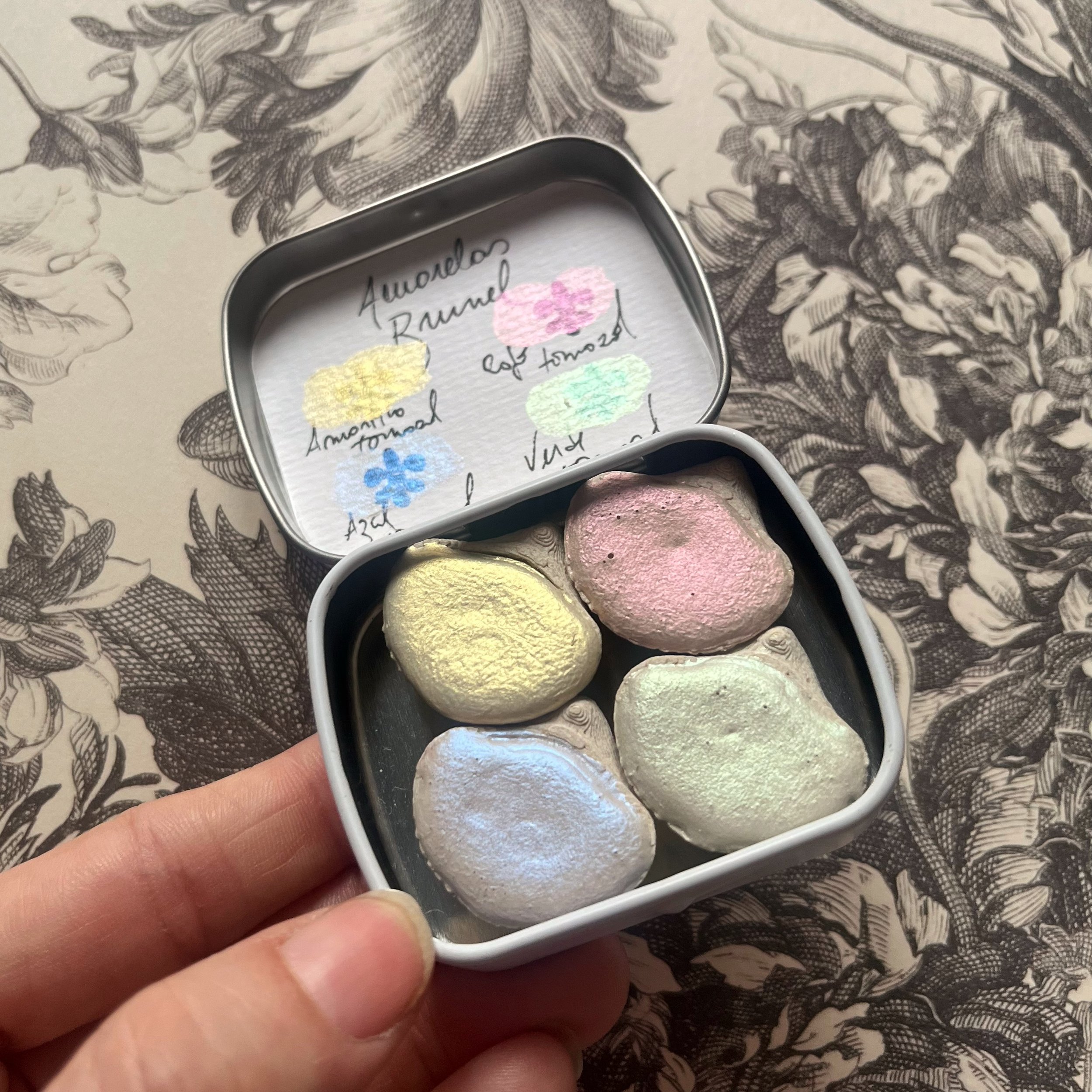 Paleta 4 tornasolados