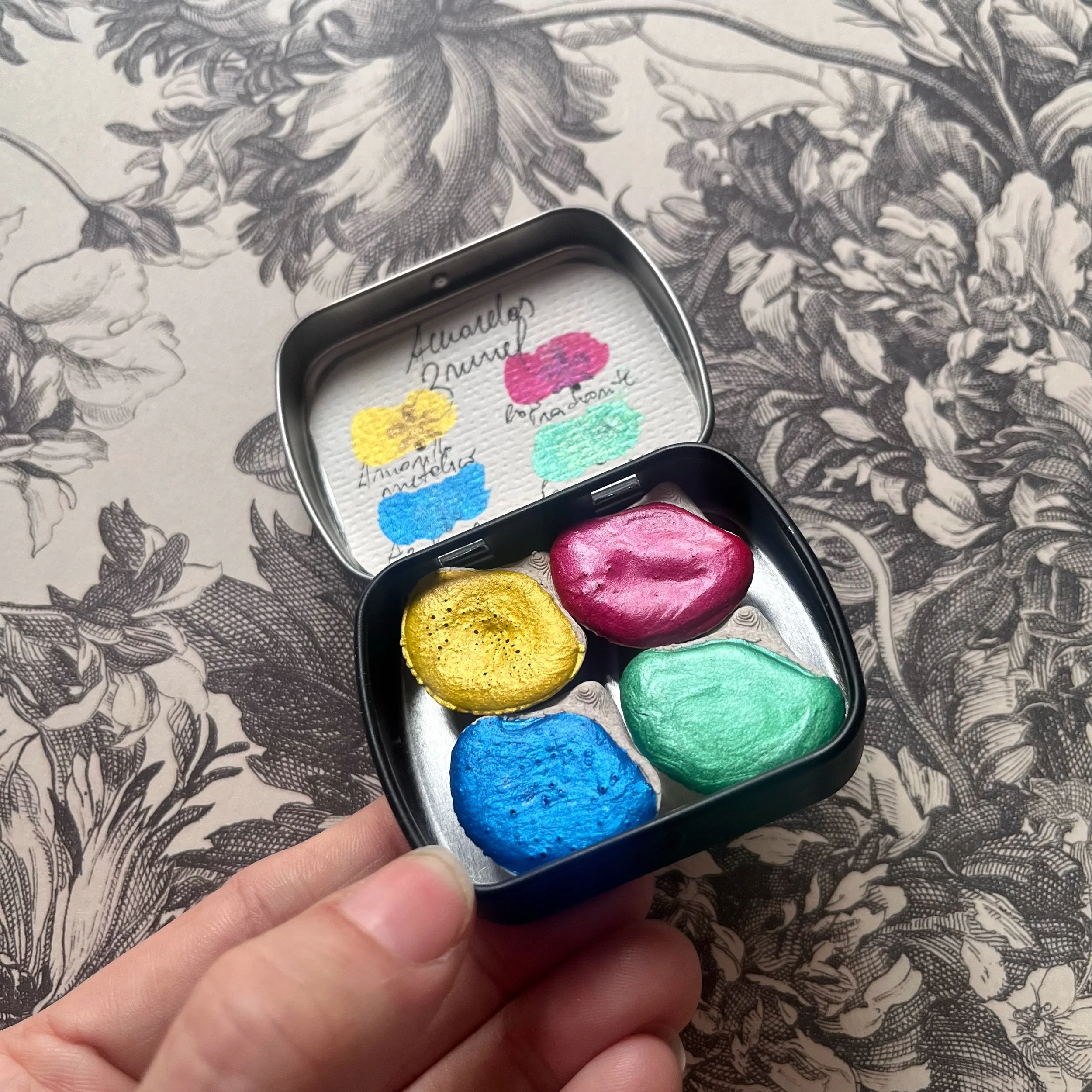 Paleta 4 metalizados básicos