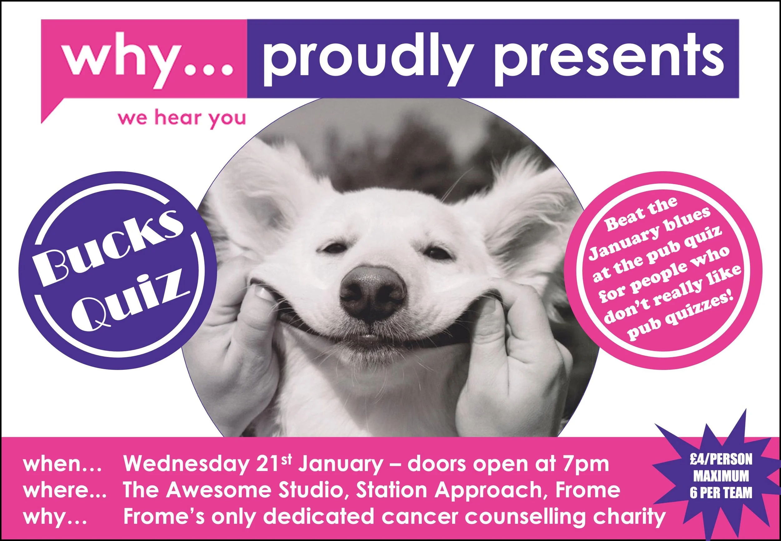 WHY Proudly Presents Bucks Quiz