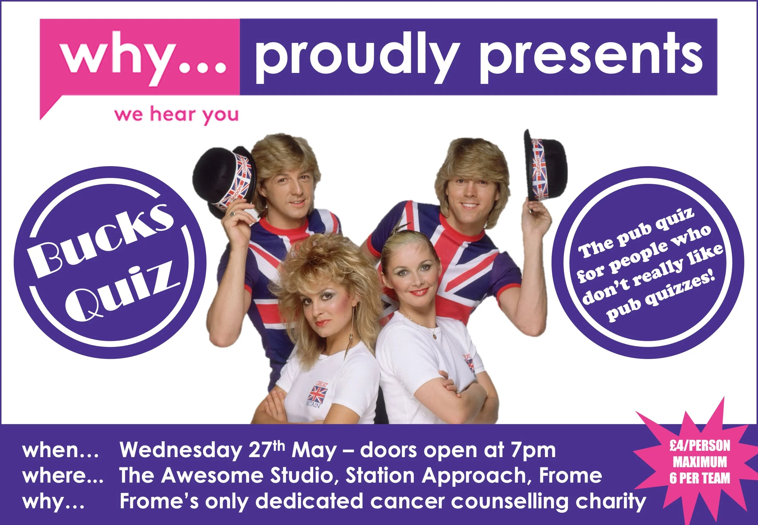 WHY Proudly Presents Bucks Quiz