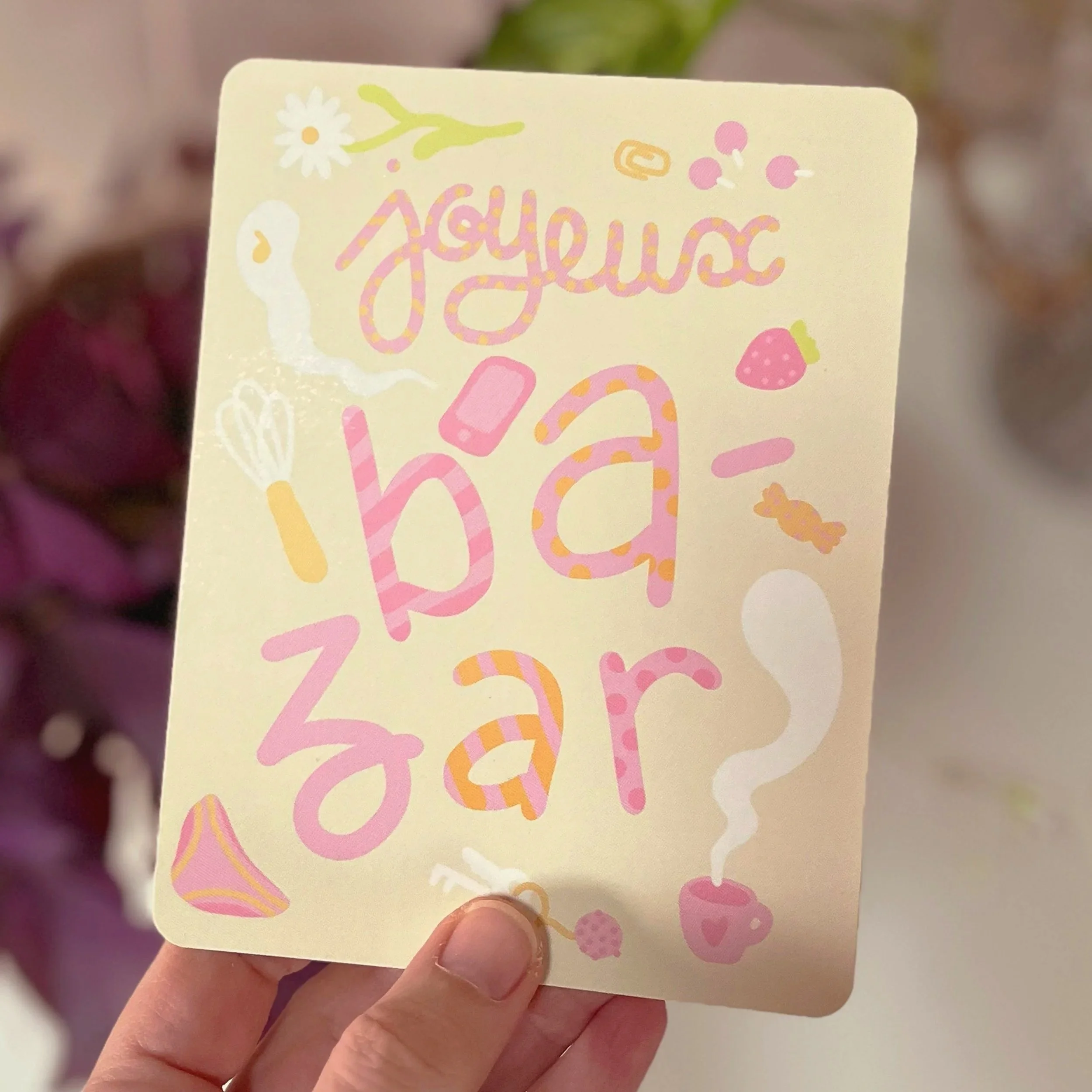 joyeux bazar - carte