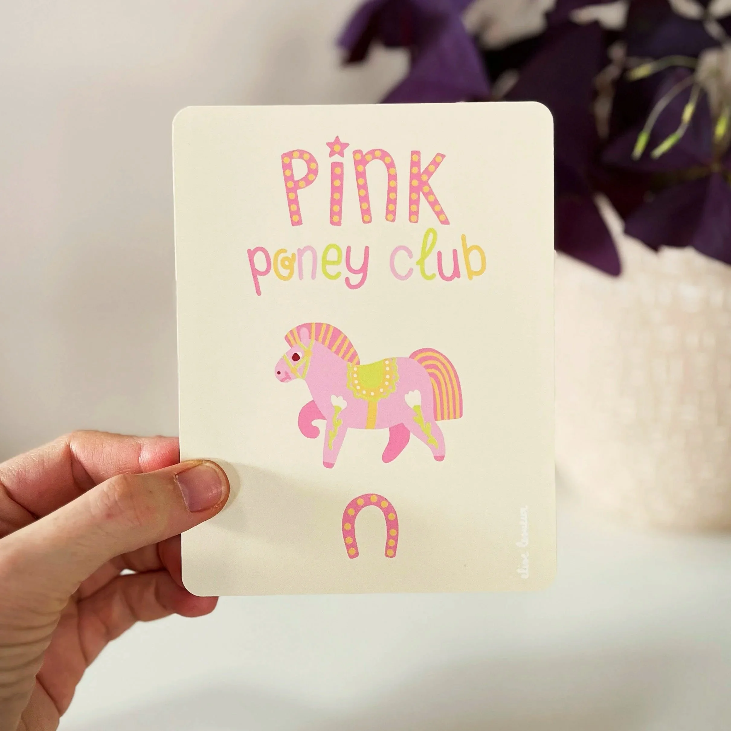 pink poney club - carte