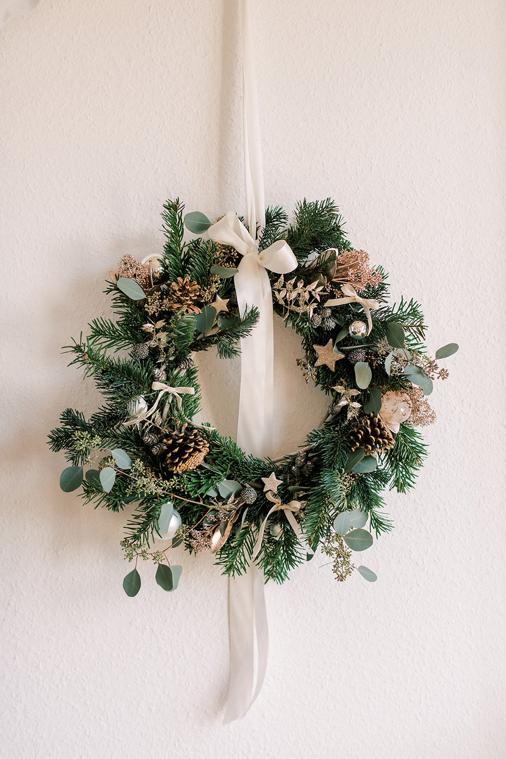 Christmas decoration for Wreath workshop in Geneva