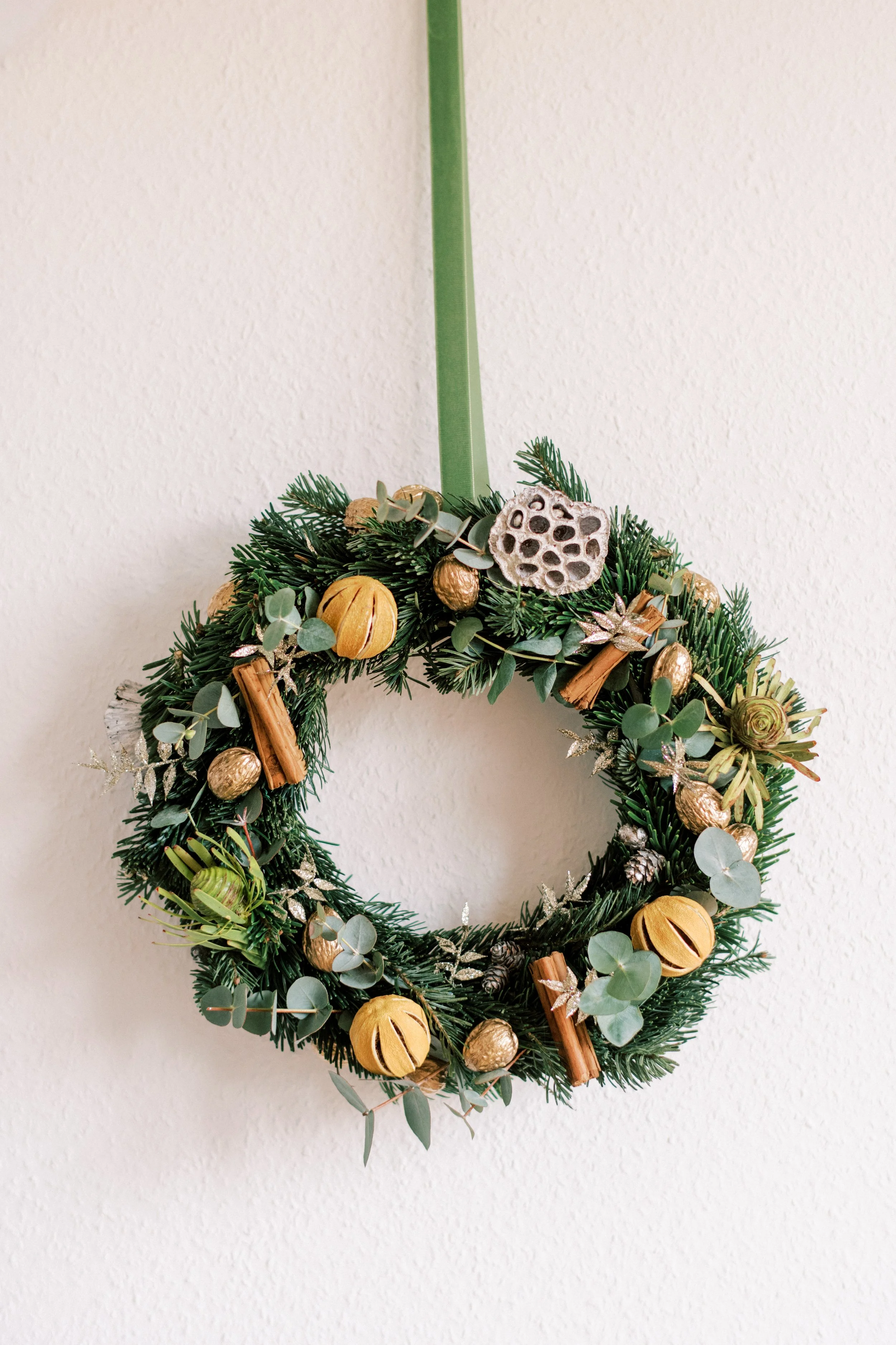 Christmas decoration for Wreath workshop in Geneva