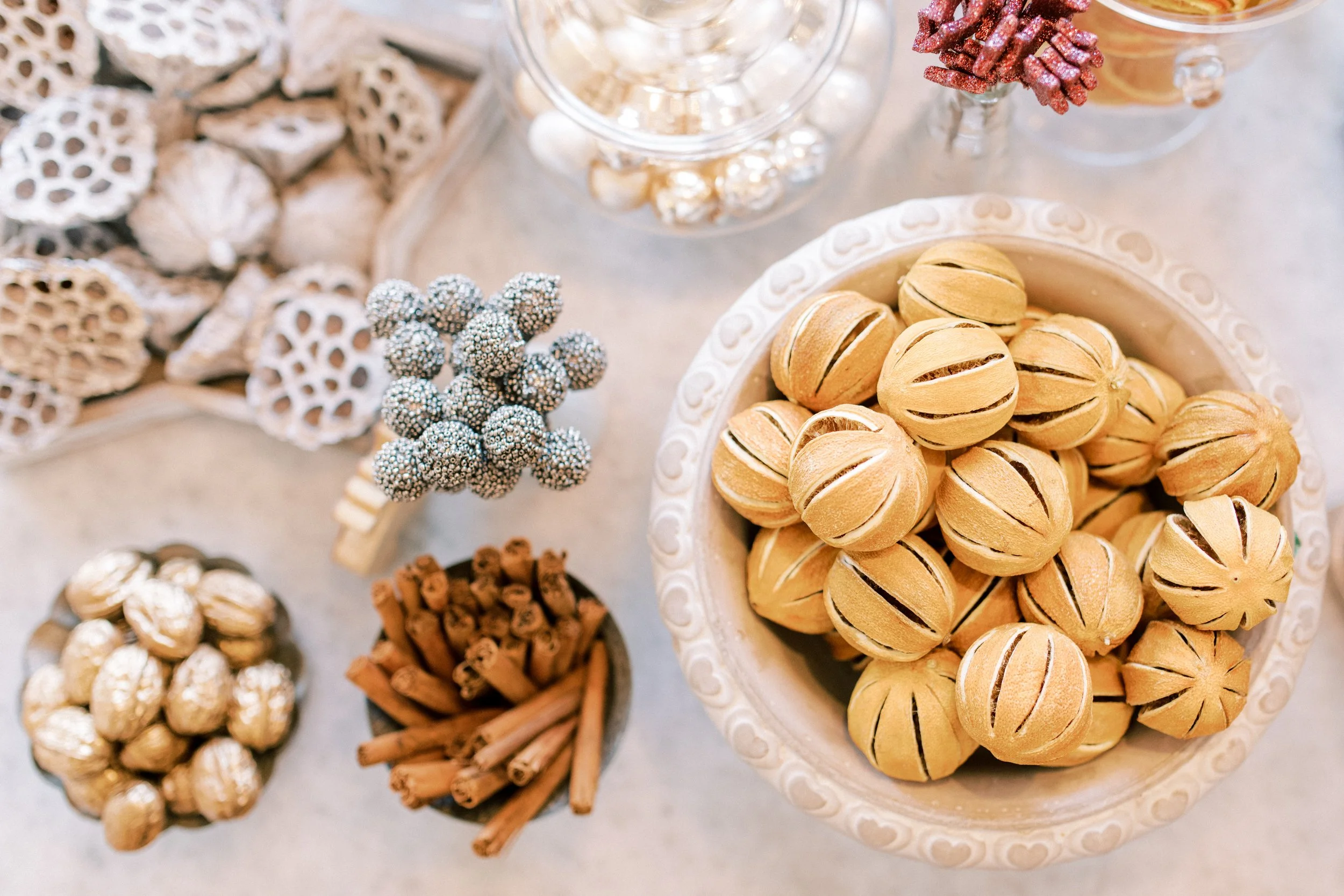 Christmas decoration for Wreath workshop in Geneva