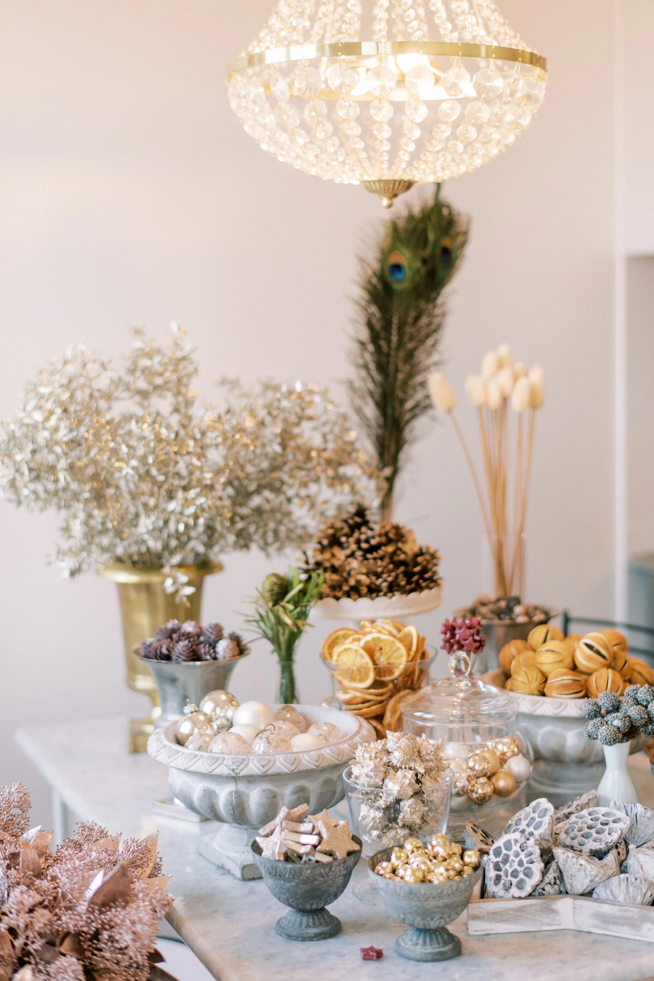 Christmas decoration for Wreath workshop in Geneva