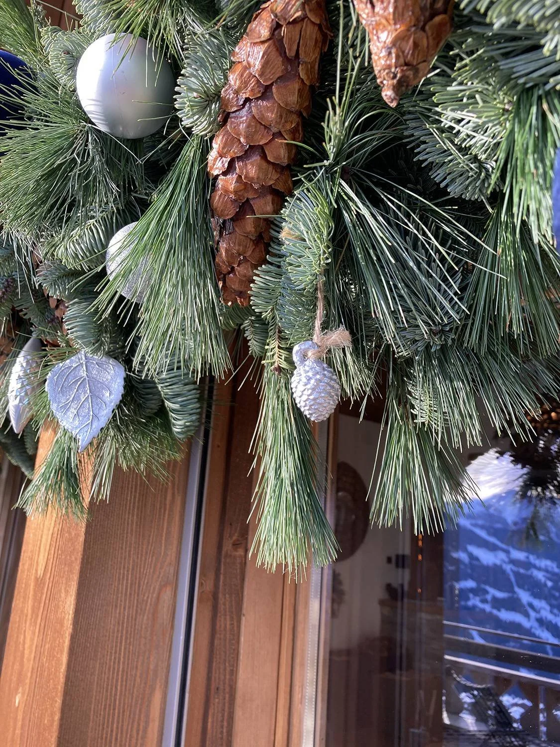 Christmas tree decoration Geneva, Swiss Alps, French Alps