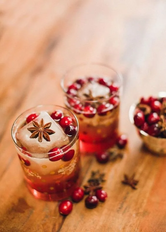 Festive cocktails