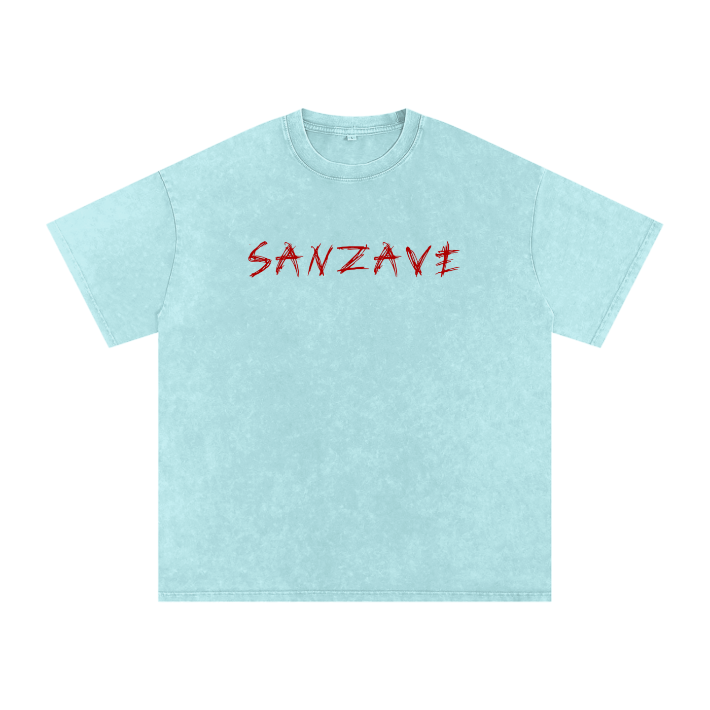 Marc Laurent Snow Washed Oversized Cotton T-Shirt