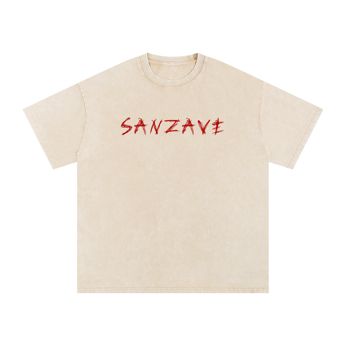 Marc Laurent Snow Washed Oversized Cotton T-Shirt