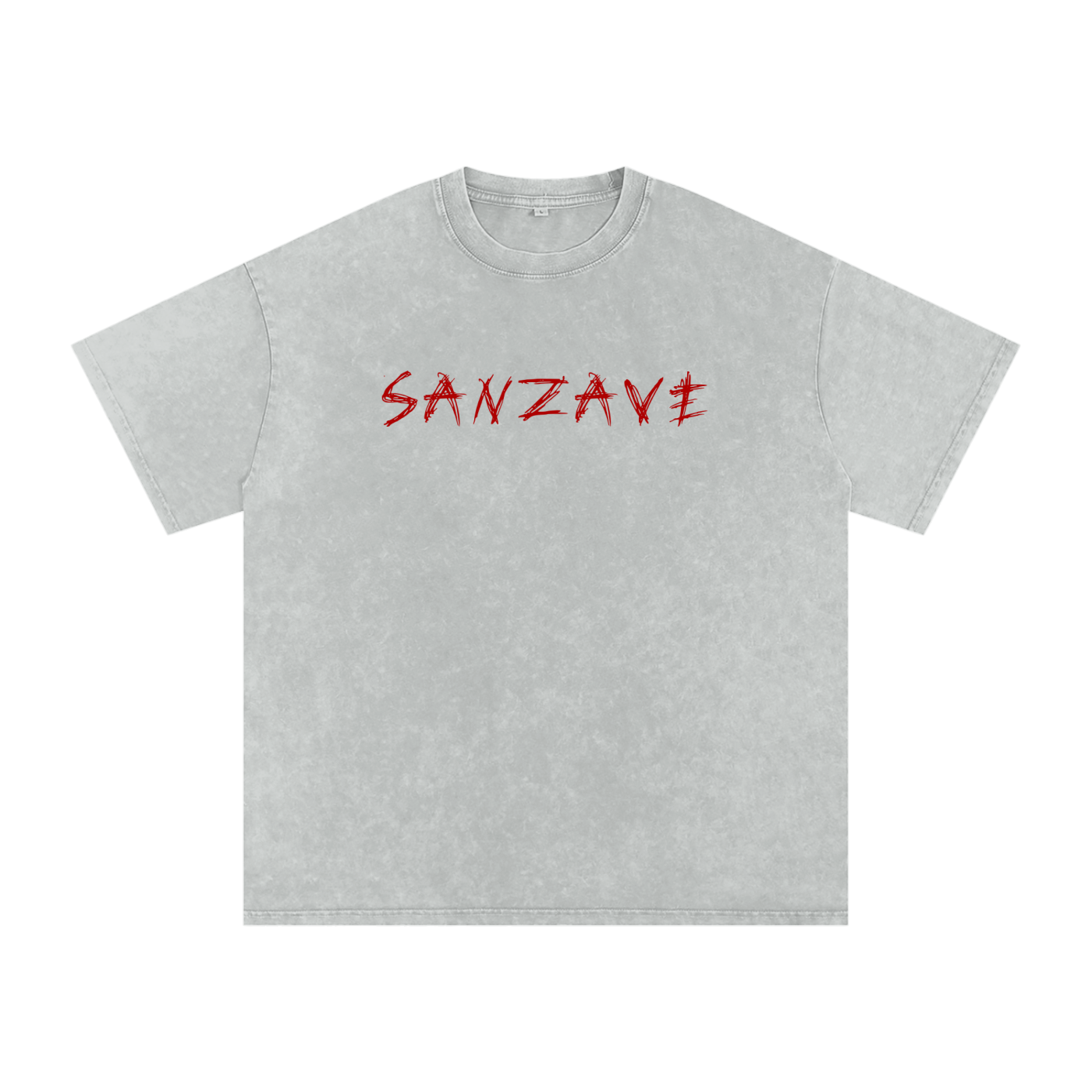 Marc Laurent Snow Washed Oversized Cotton T-Shirt