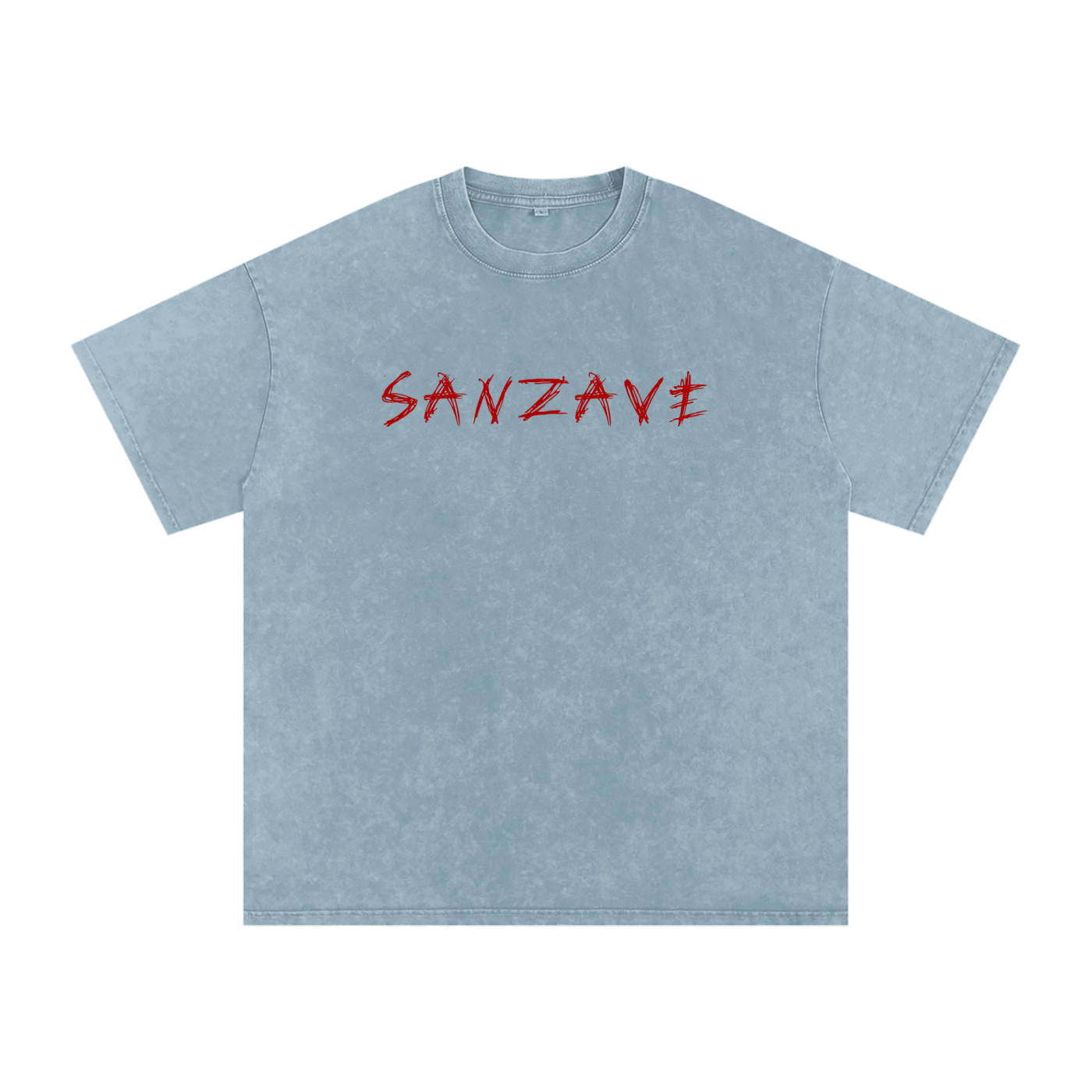 Marc Laurent Snow Washed Oversized Cotton T-Shirt