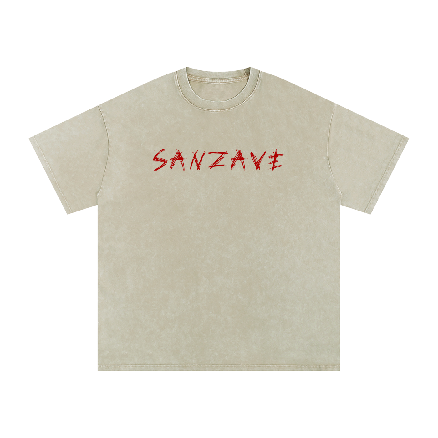 Marc Laurent Snow Washed Oversized Cotton T-Shirt