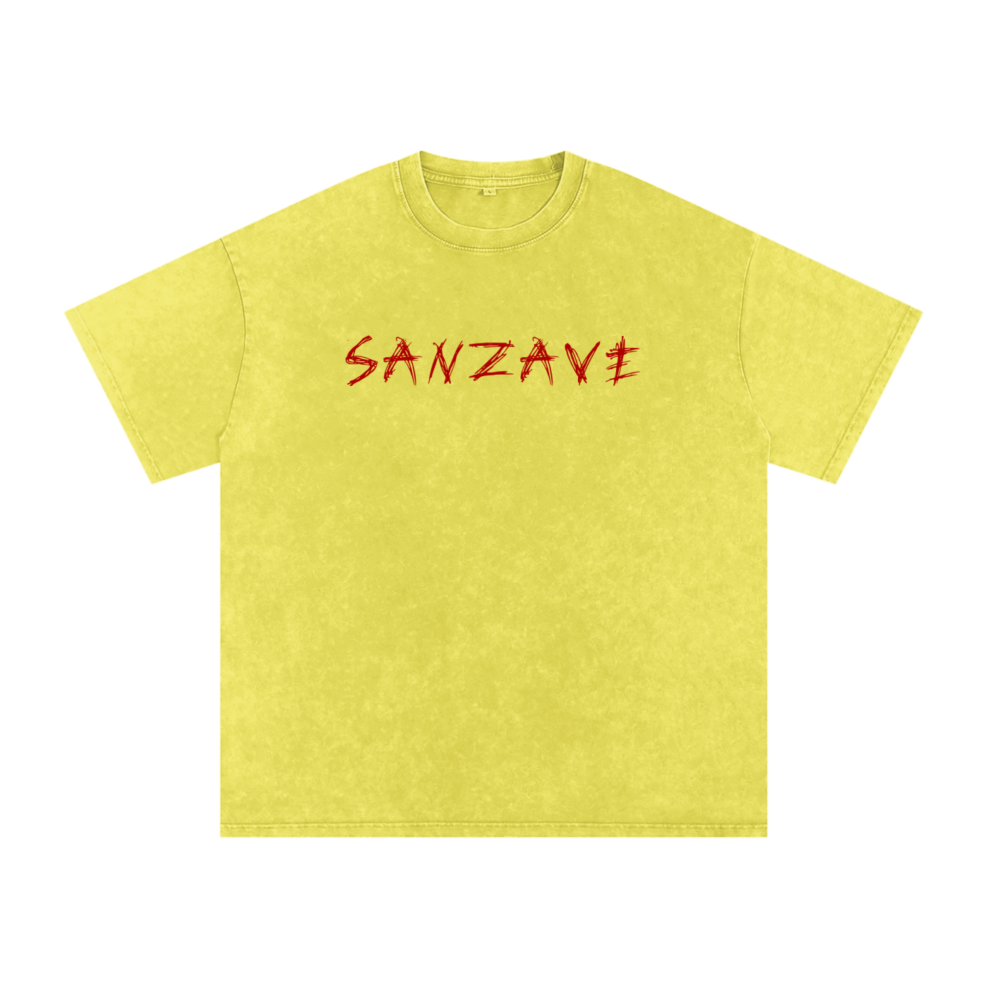 Marc Laurent Snow Washed Oversized Cotton T-Shirt