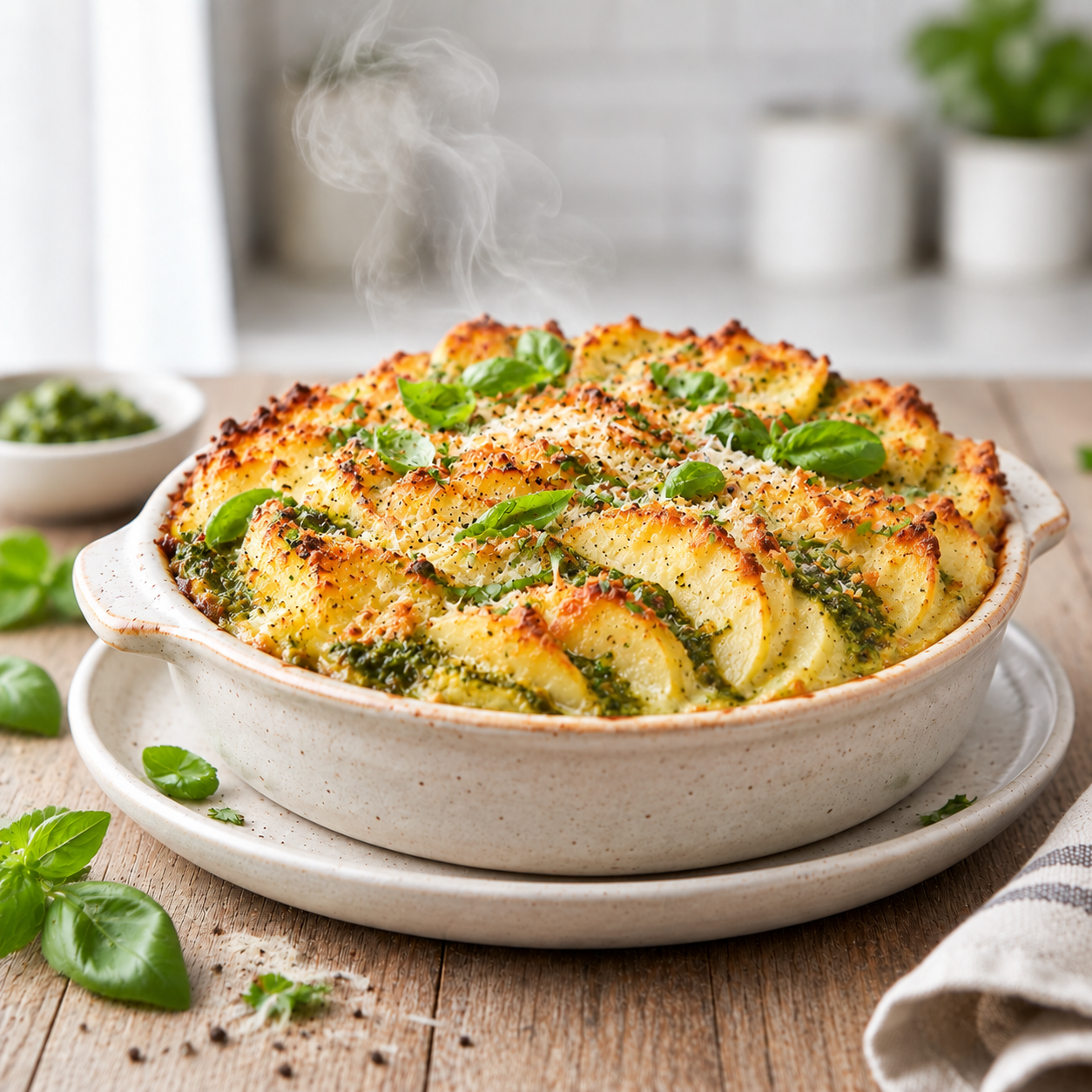 Steaming Pesto Potato Gratin.png