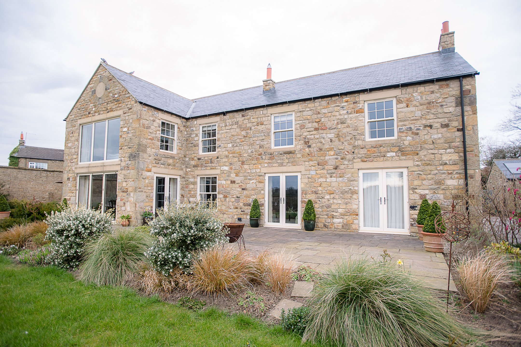 New Build Stone Home and Garden