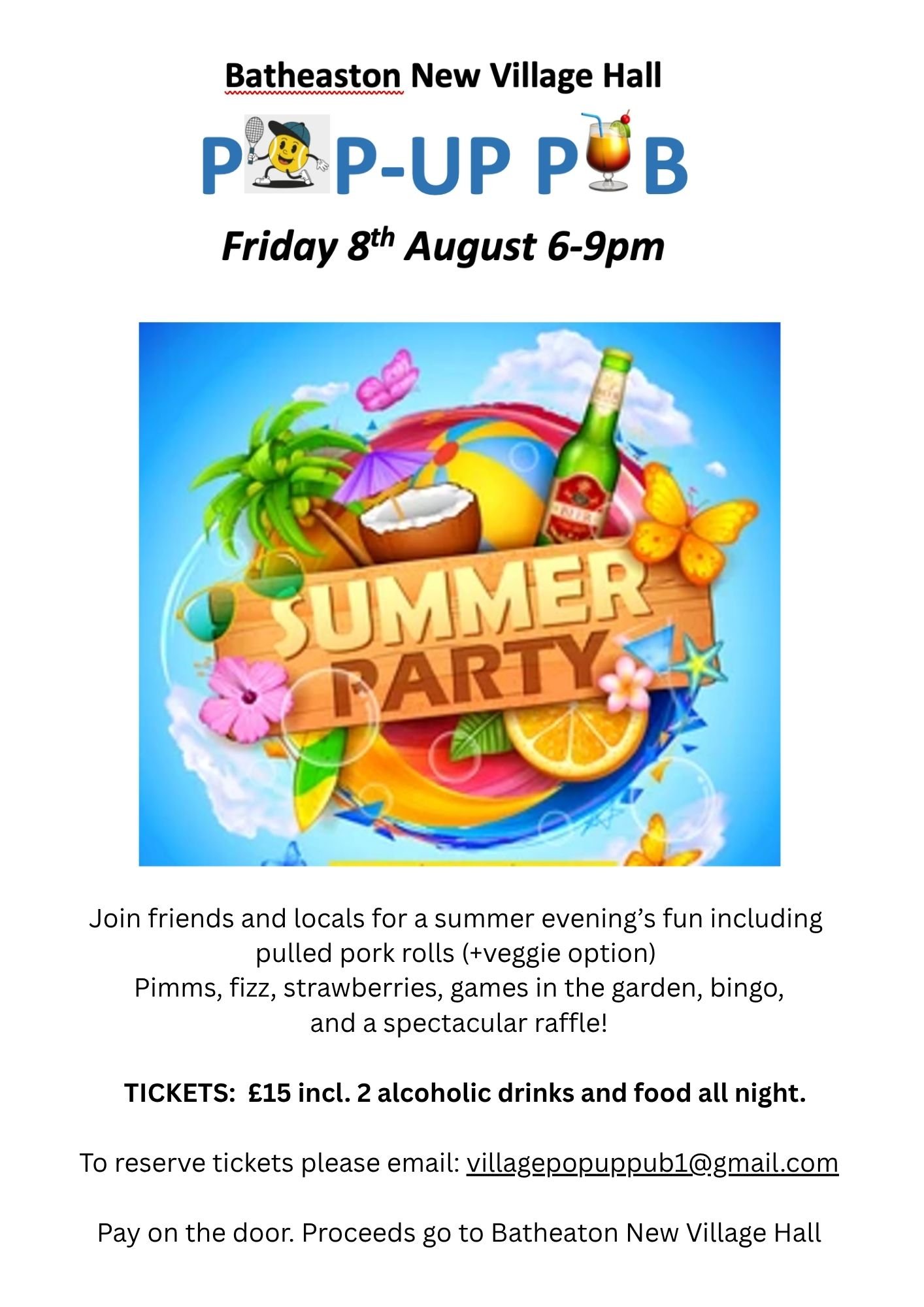 Pop Up Pub - Summer Party