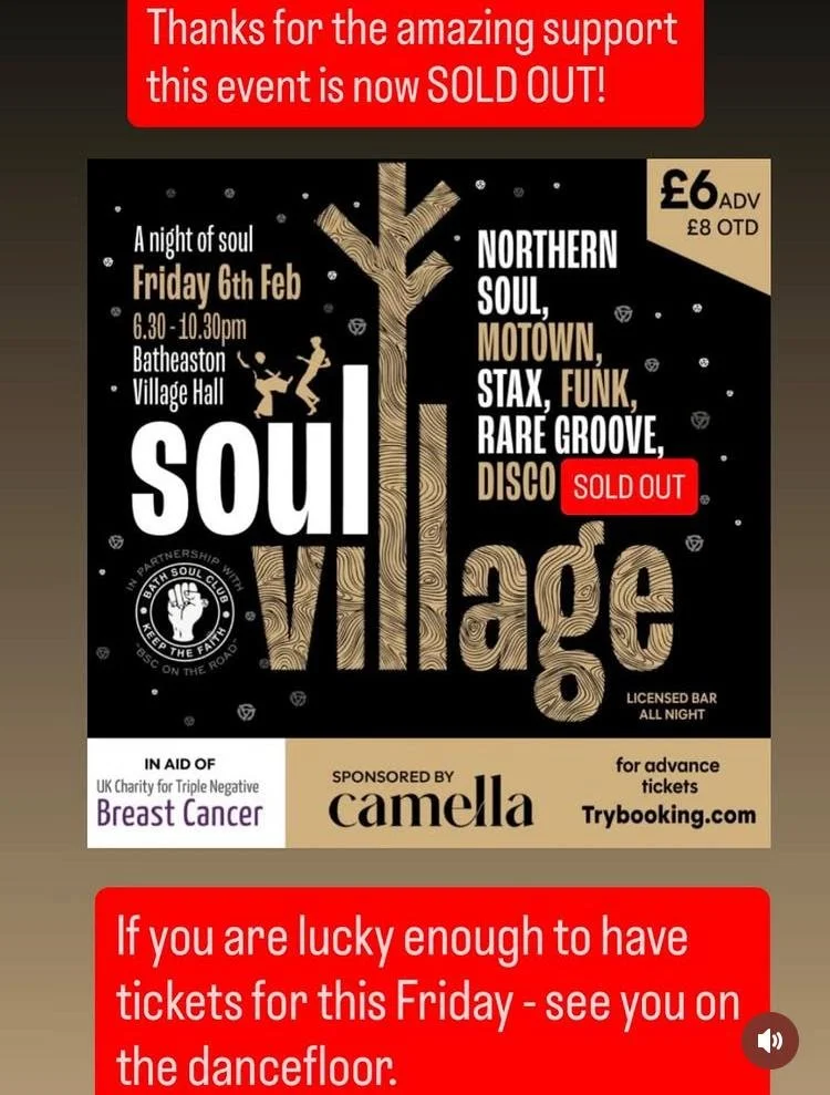 Soul Village - A night of Northern Soul, Motown, Stax, Funk, Rare Groove, Disco and More