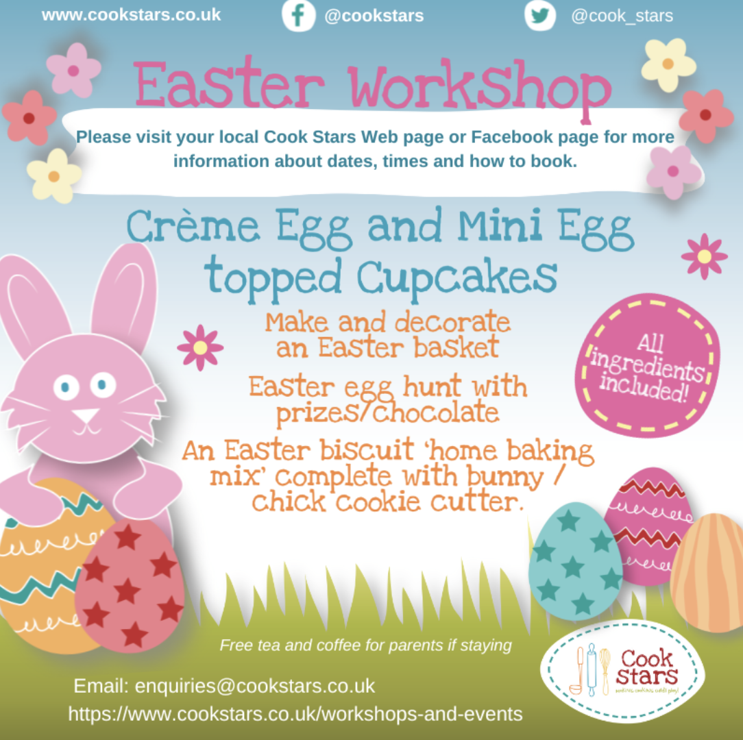 Cookstars Easter Workshop session