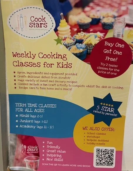 Cook Stars weekly cooking classes for kids. Minis &amp; Juniors Classes: 2 - 11 years