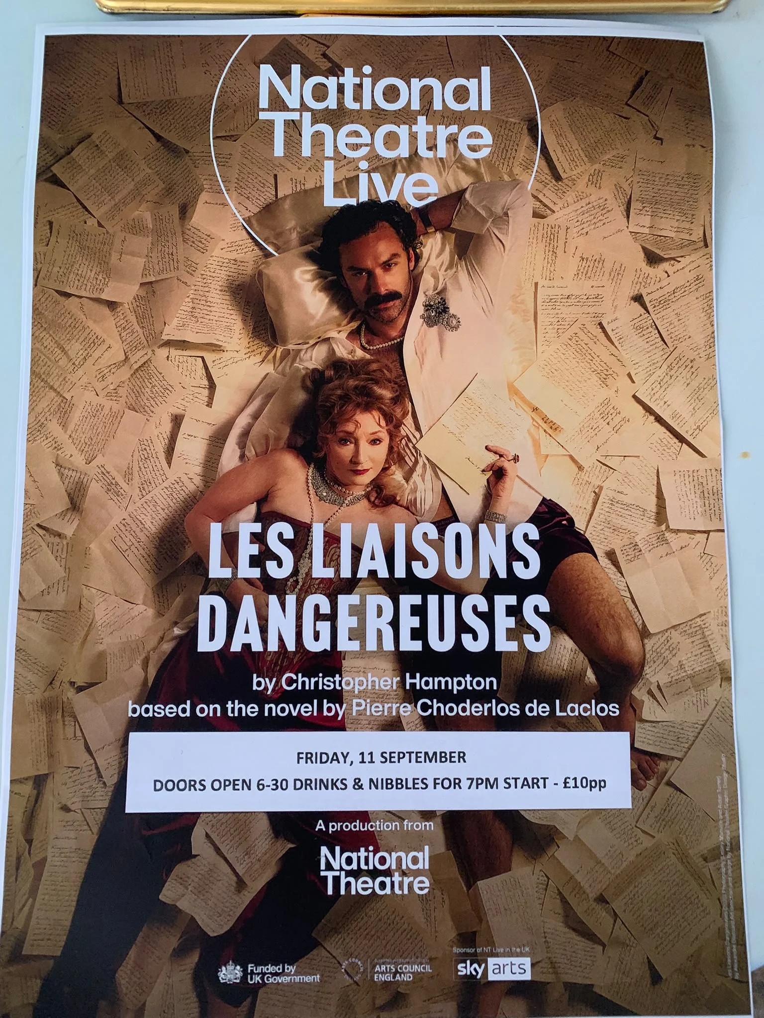 National Theatre Live - “Les Liaisons Dangereuses” 