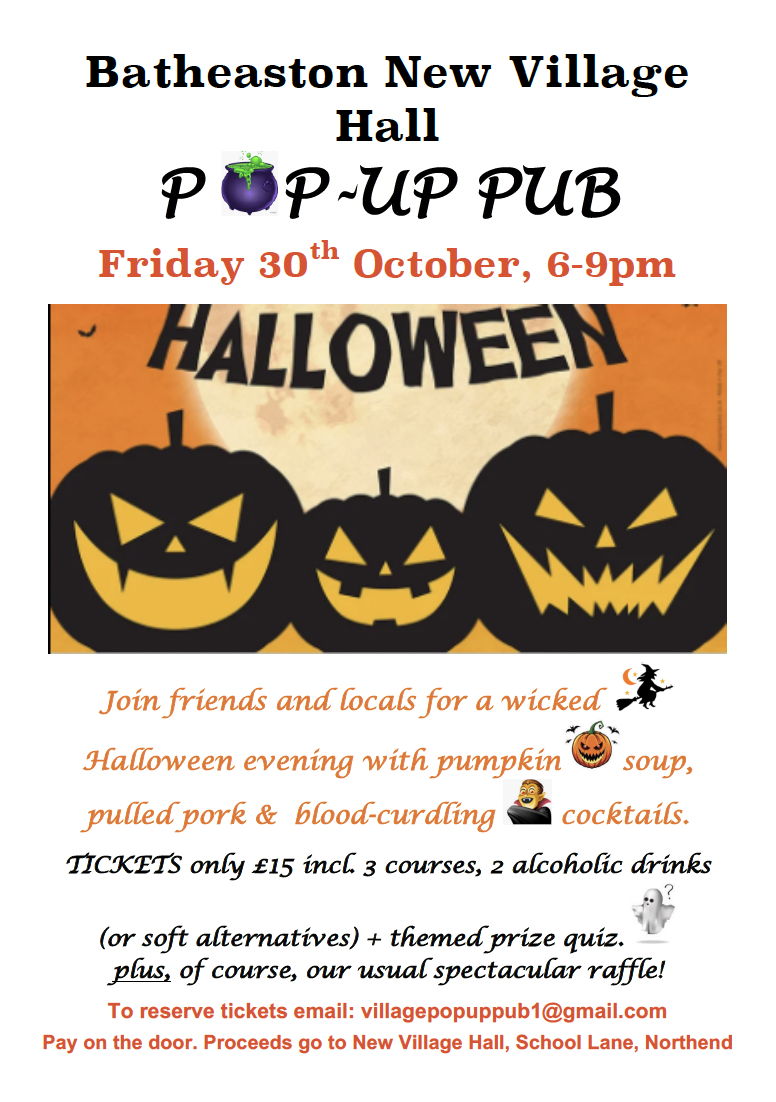 Pop up Pub Halloween Night Party