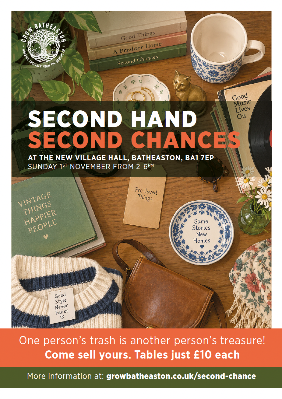 Grow Batheaston - Second Hand, Second Chances